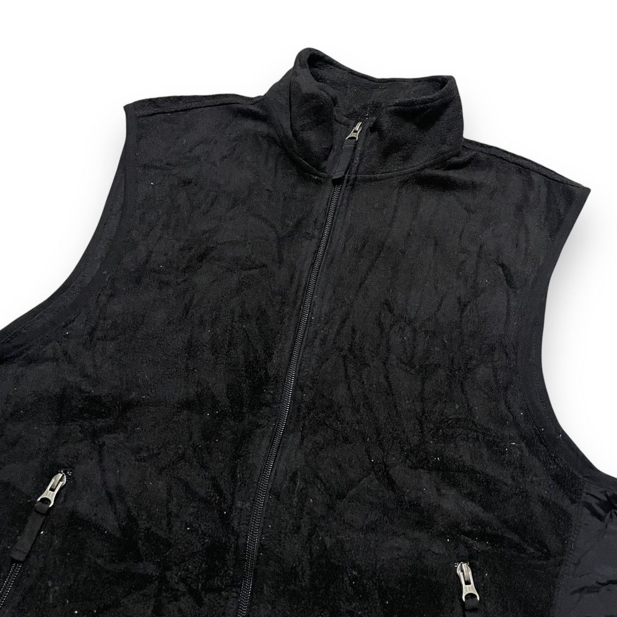 Gap Vintage All Black Fleece Gap Tactical Vest Size US L / EU 52-54 / 3 - 2 Thumbnail