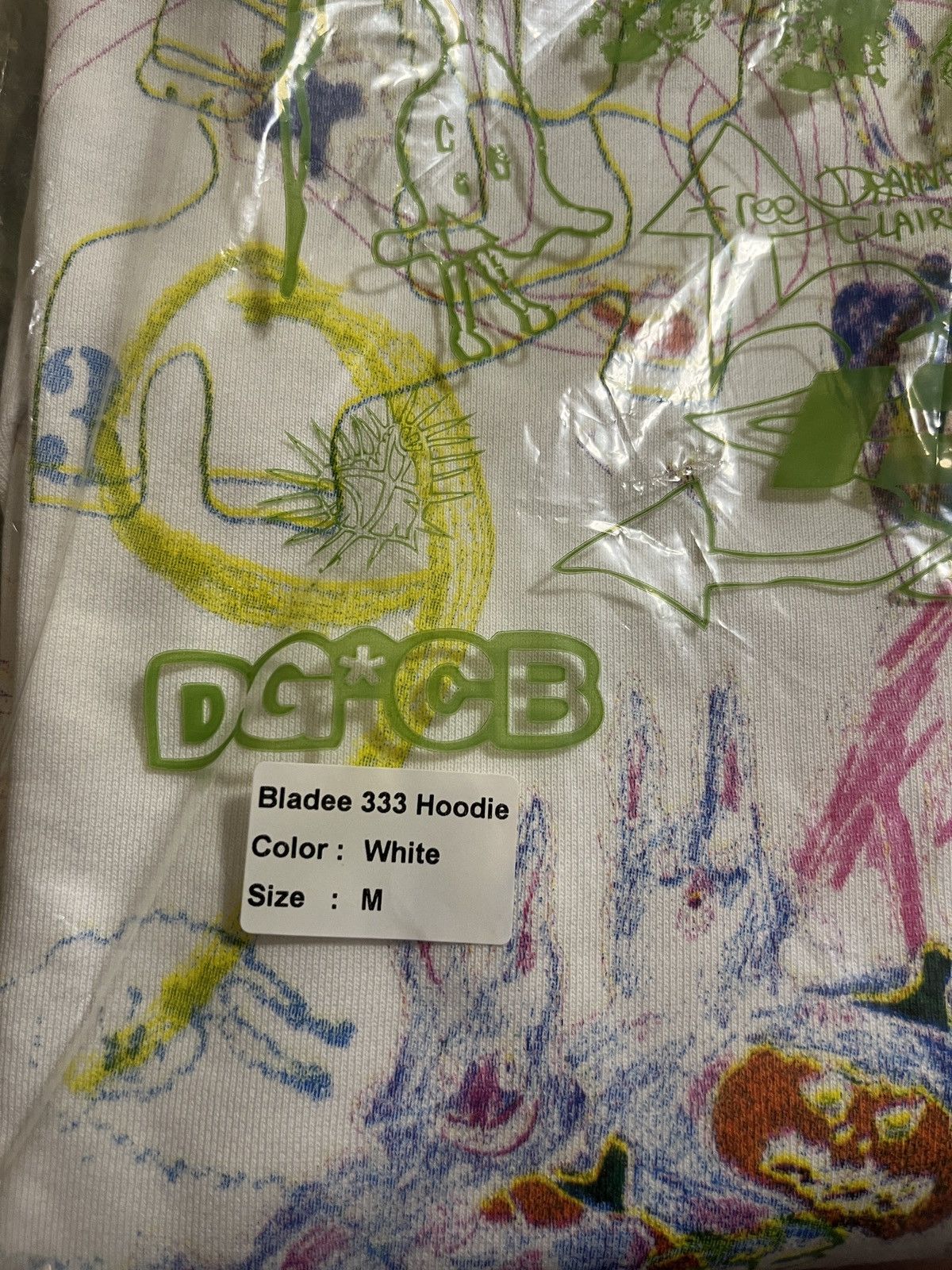 Drain Gang Claire Barrow x Bladee '333' [EXTASIA] Hoodie Size US M / EU 48-50 / 2 - 5 Thumbnail