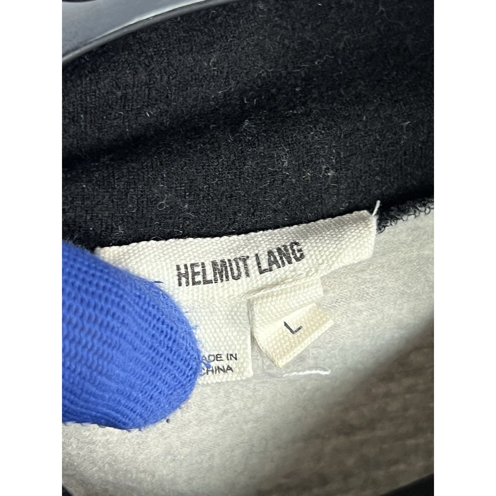 Helmut Lang Helmut Lang Women`s Beige Multicolor Wool High Neck Sweater Size L / US 10 / IT 46 - 8 Thumbnail