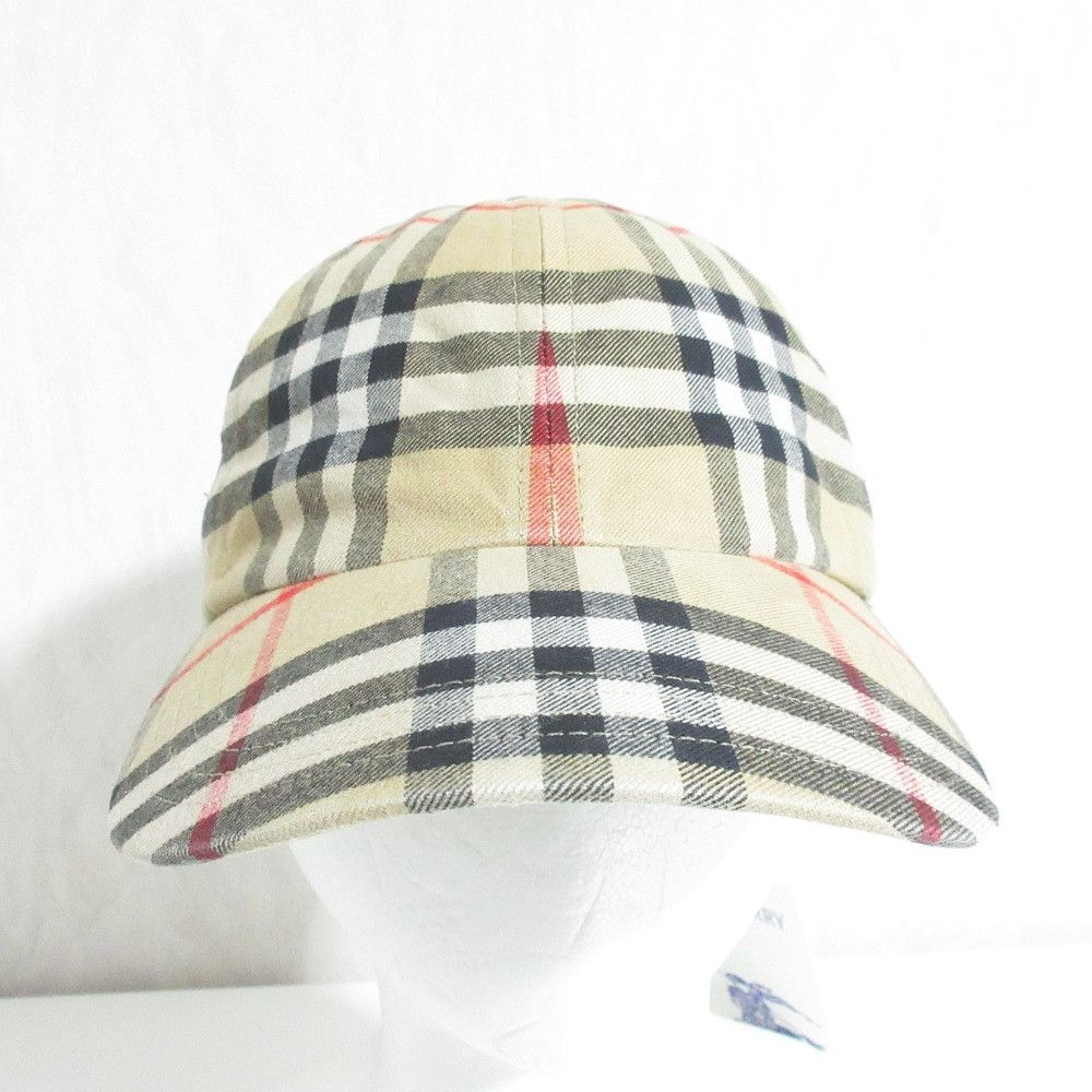 Burberry Burberry Burberry Archive Check Cap Textile Hats ITFACPRO15CHI DUTY FREE for USA Size ONE SIZE - 1 Thumbnail