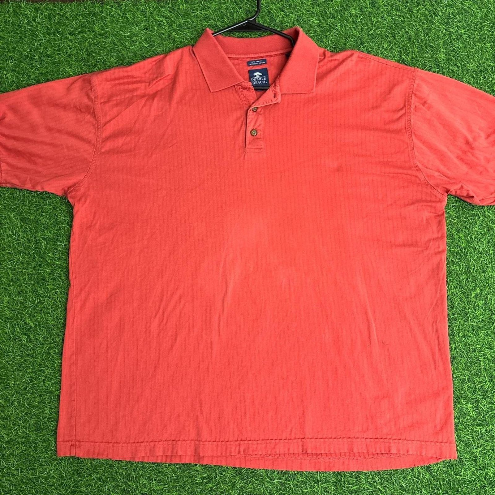 Other Men's Vintage Coral Pebble Beach Golf Polo Shirt Size US XL / EU 56 / 4 - 1 Thumbnail