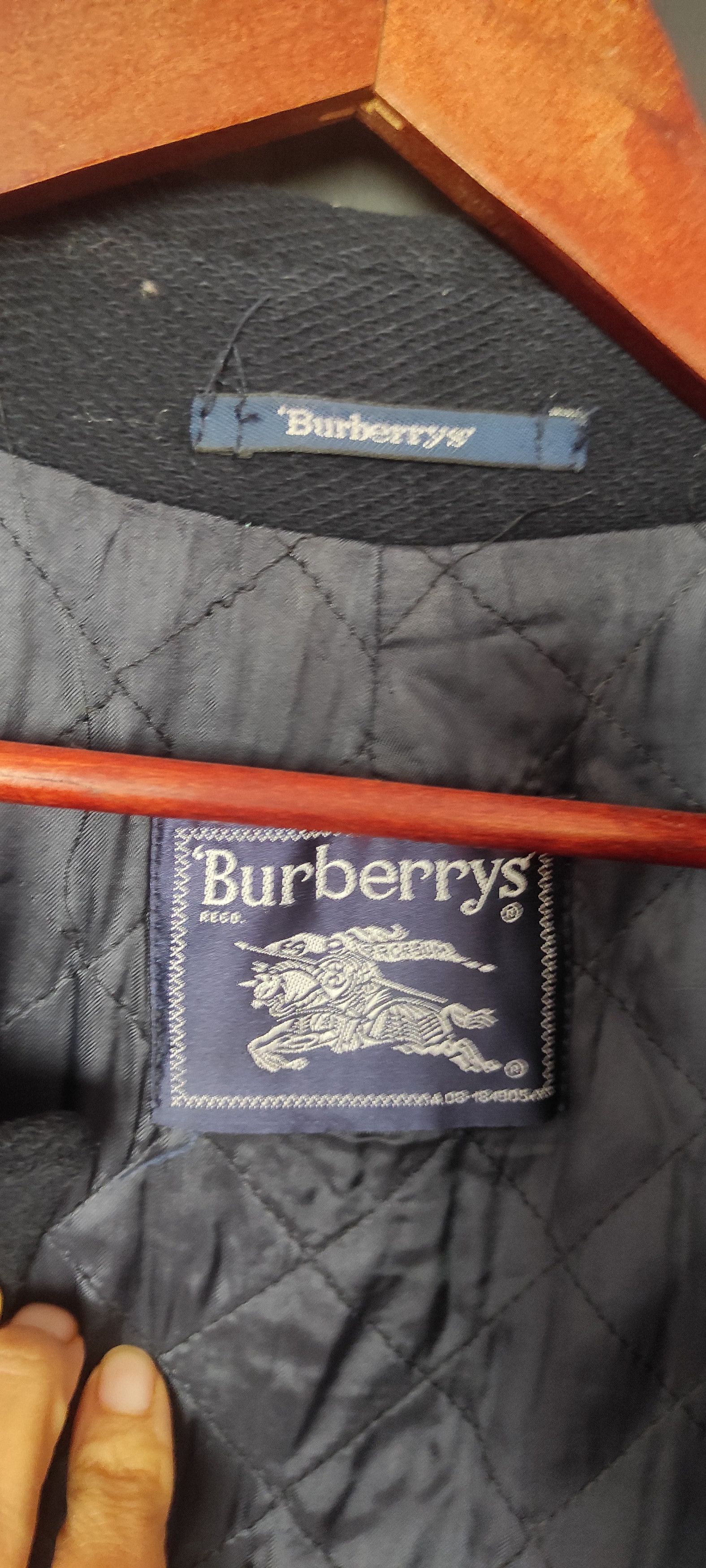 Burberry × Vintage Burberrys Mens Nova Check Wool Duffle Coat Made In Spain Size US L / EU 52-54 / 3 - 6 Thumbnail