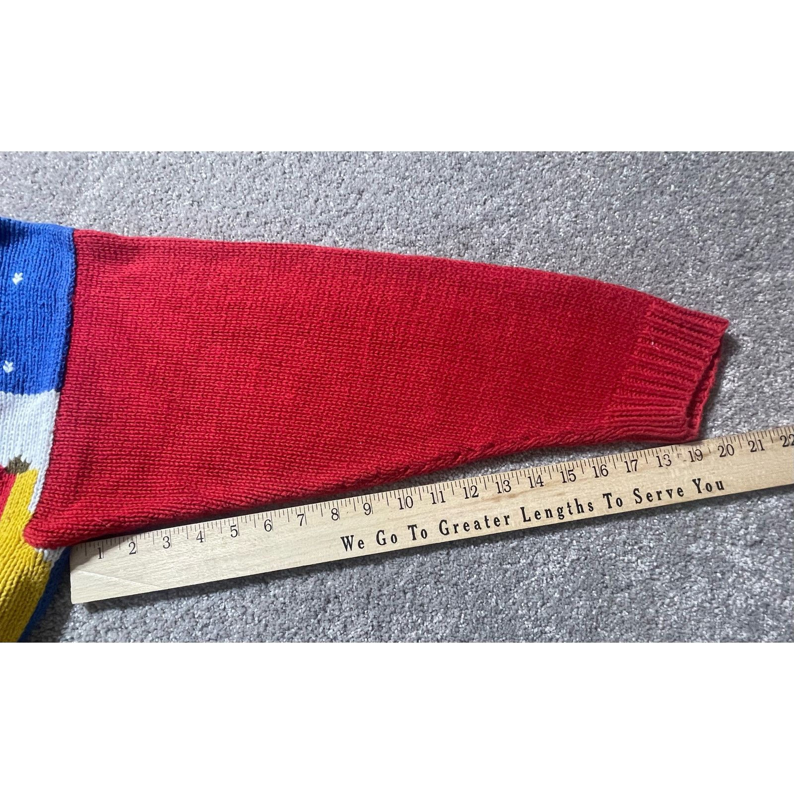 Other Raquel Handmade Ugly Sweater Womens M Christmas Grannycore Size M / US 6-8 / IT 42-44 - 6 Thumbnail