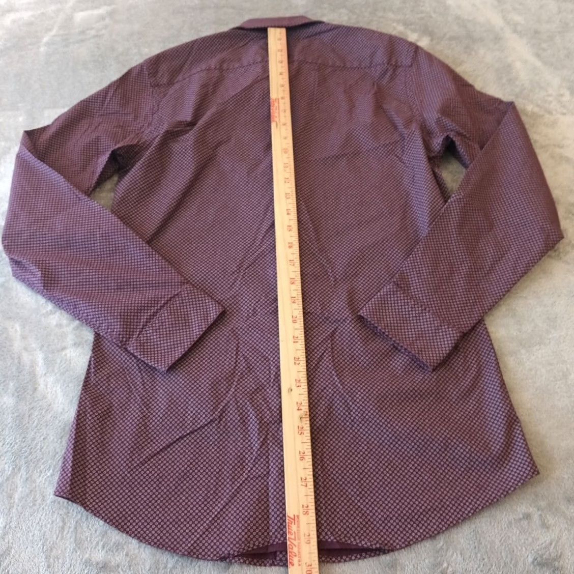 Apt. 9 Apt. 9 Shirt Mens Slim Purple Geometric Long Sleeve Button Up Dress Shirt 14.5 Regular Mens Size US M / EU 48-50 / 2 - 6 Thumbnail