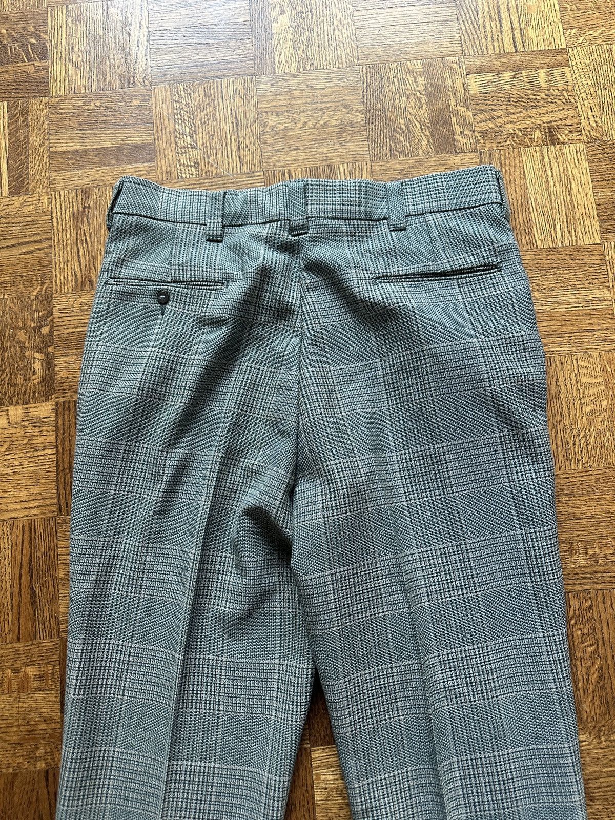 Vintage Vintage 70s Sears Plaid Give and Take Stretch Slacks Trouser Size US 35 - 7 Thumbnail