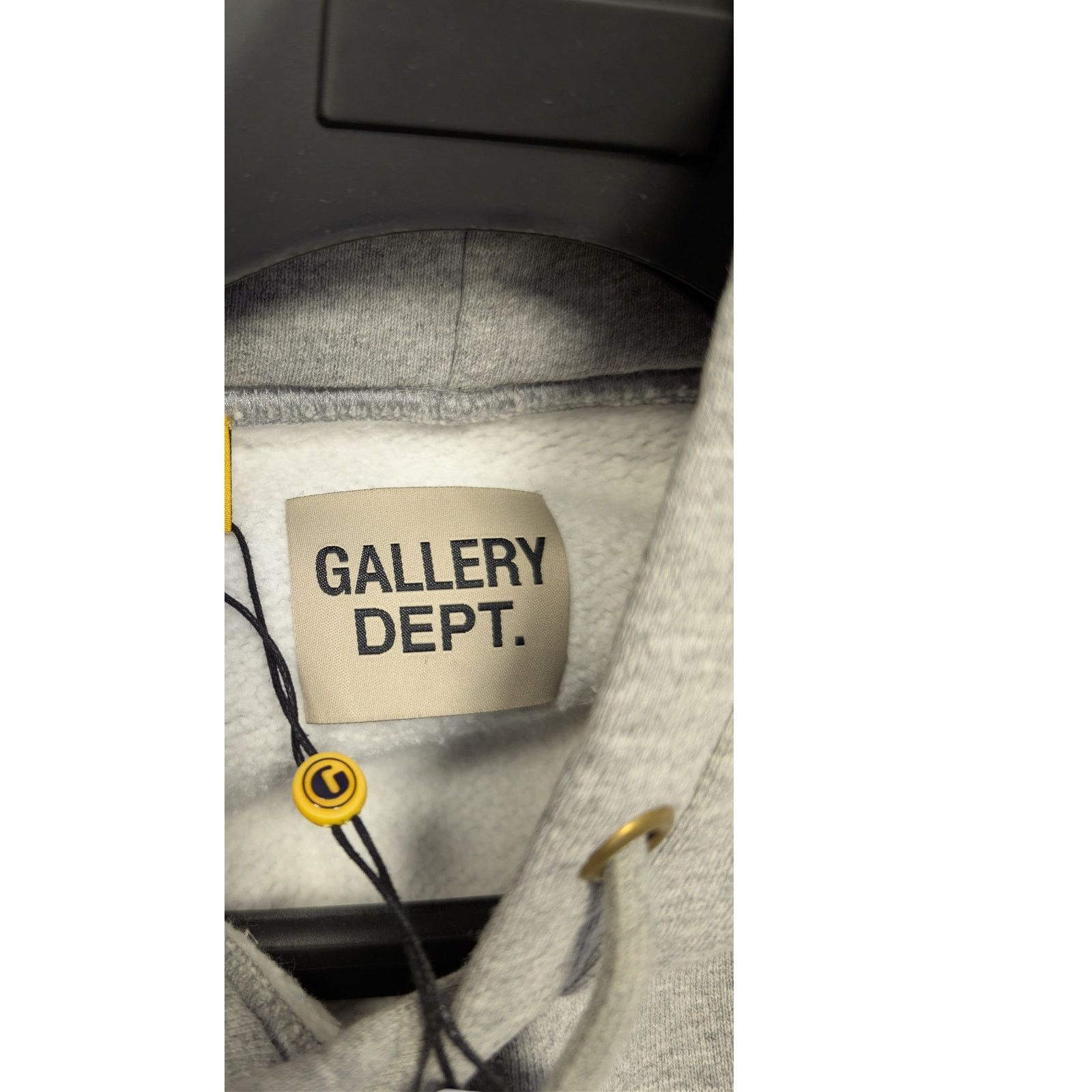 Gallery Dept. o1rshd1 Center Logo-Print Hoodie in Heather Grey Size US XXL / EU 58 / 5 - 19 Thumbnail