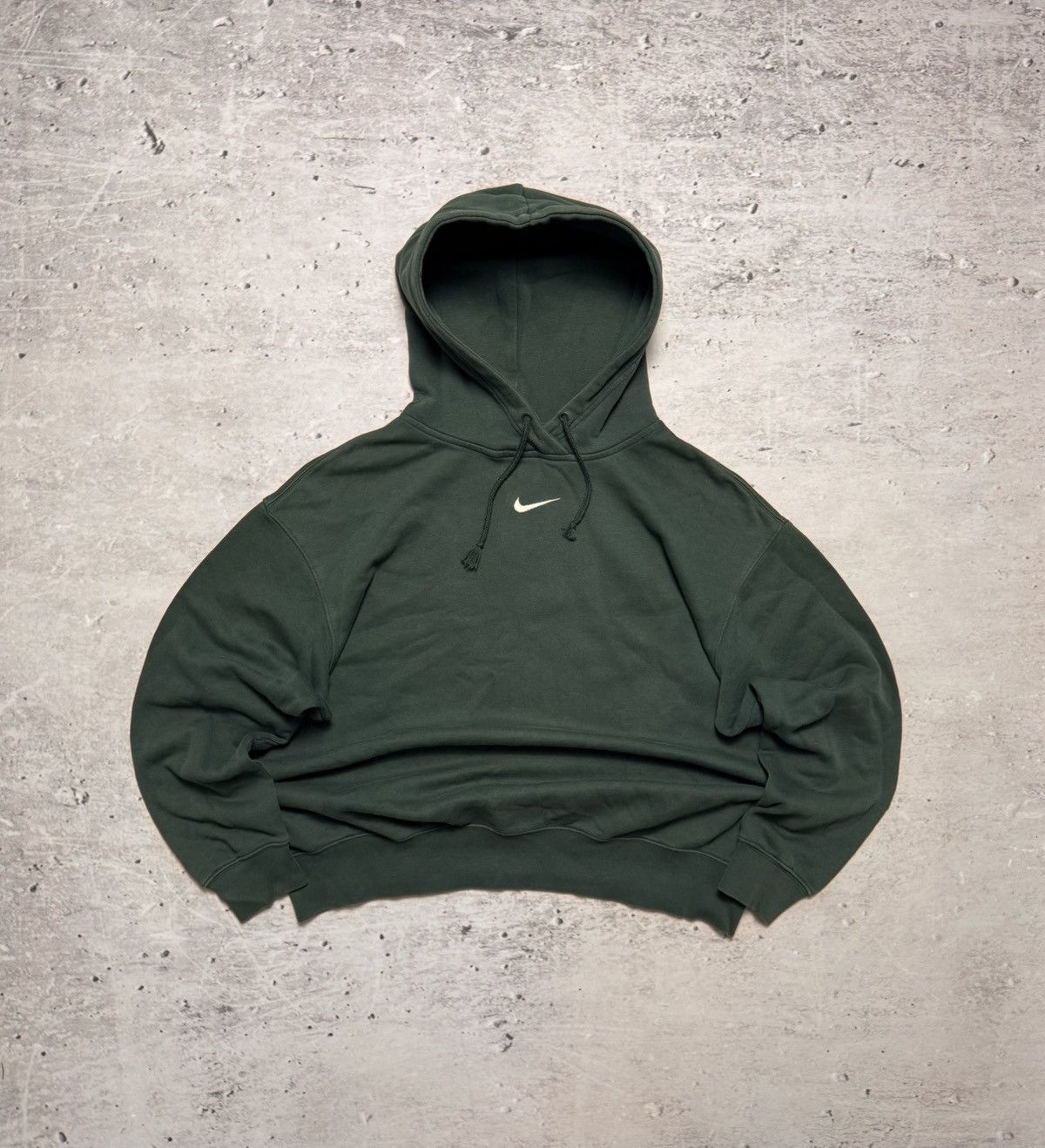 Nike × Vintage NIKE VINTAGE CENTER LOGO OVERSIZE BOXY HOODIE Size US S / EU 44-46 / 1 - 1 Thumbnail