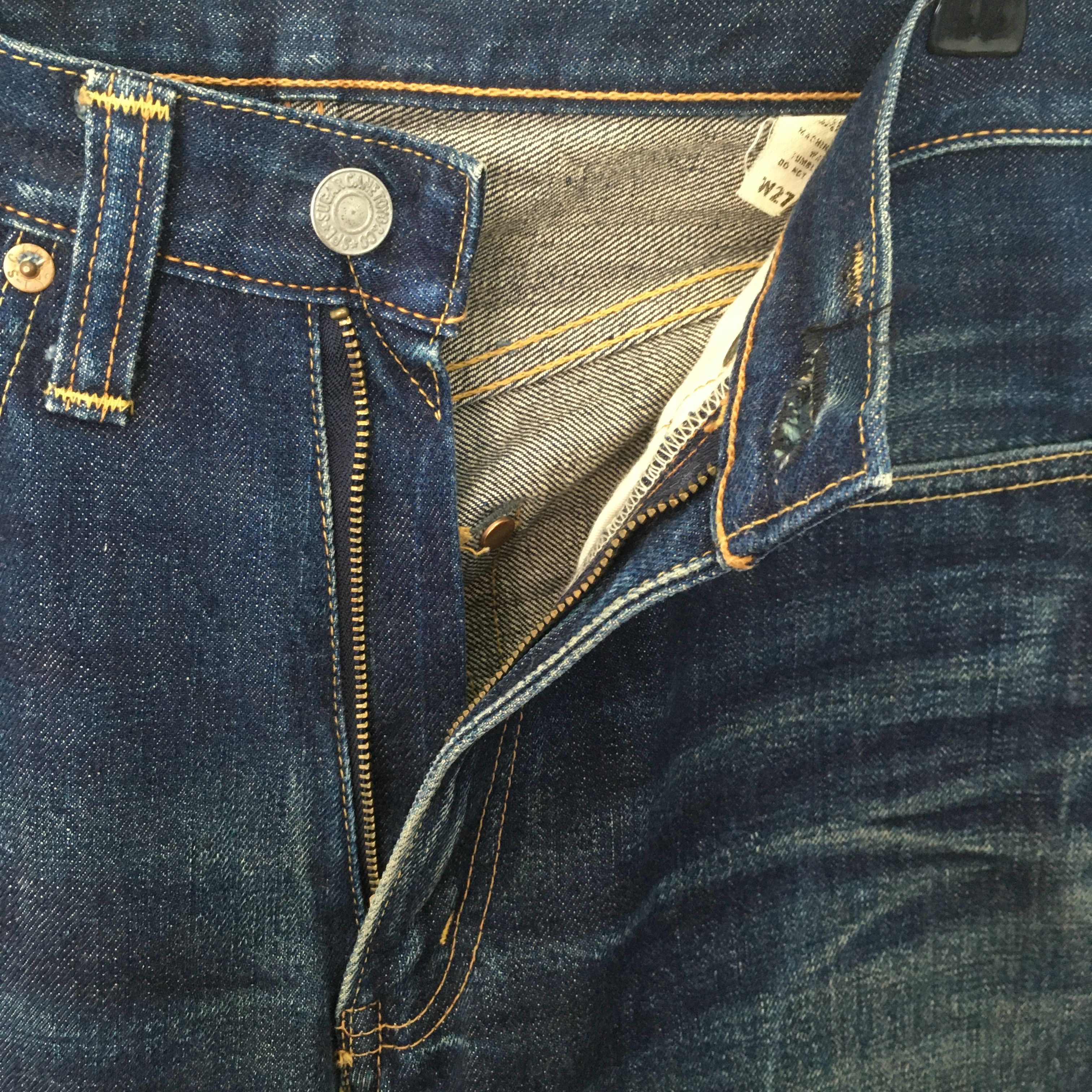 Sugar Cane Size 28x32.5 Vintage Sugar Cane Japan Denim S1480 Size US 28 / EU 44 - 7 Thumbnail