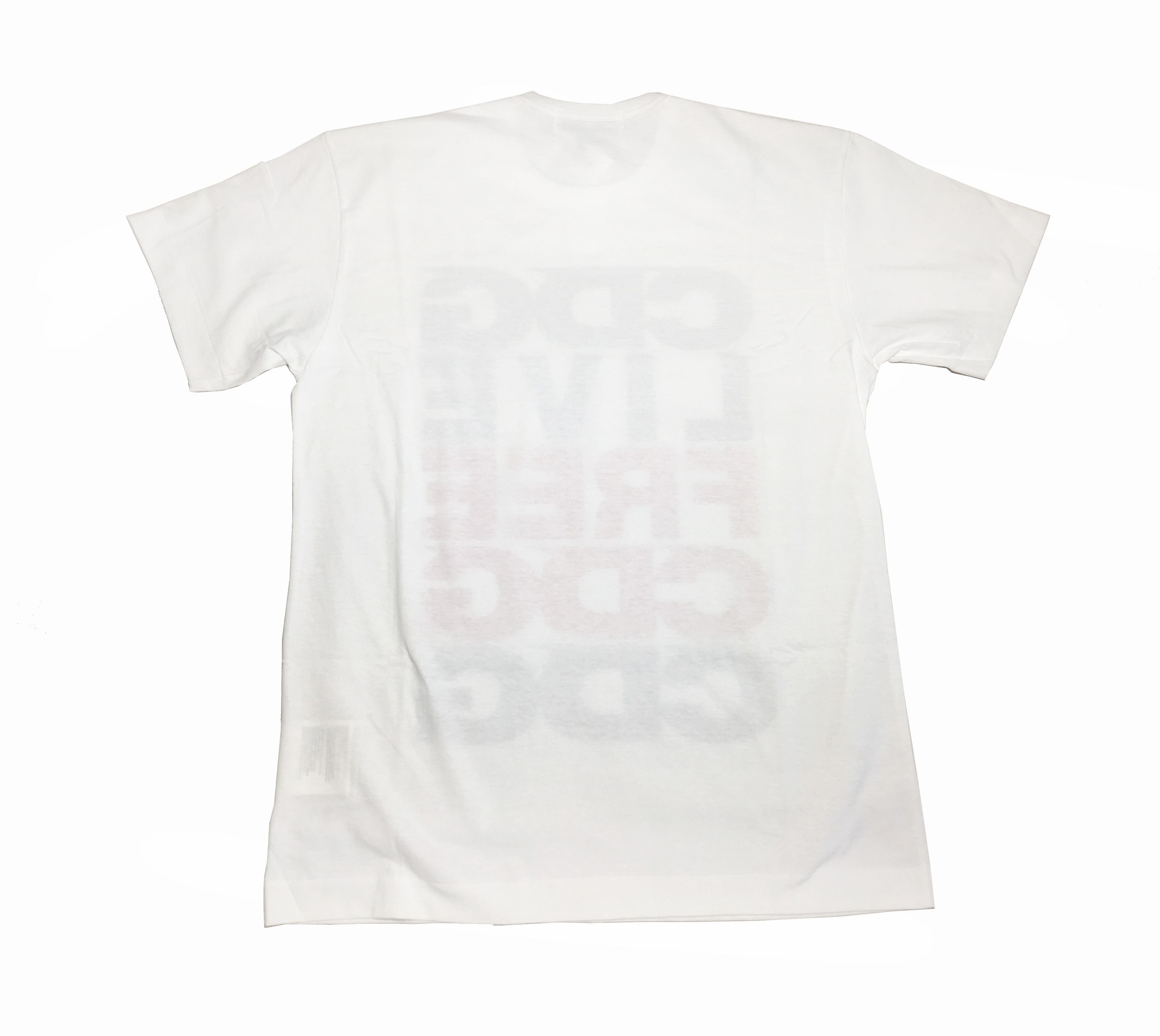 Comme des Garcons Live Free T-shirt Extra Large 2018 S/S