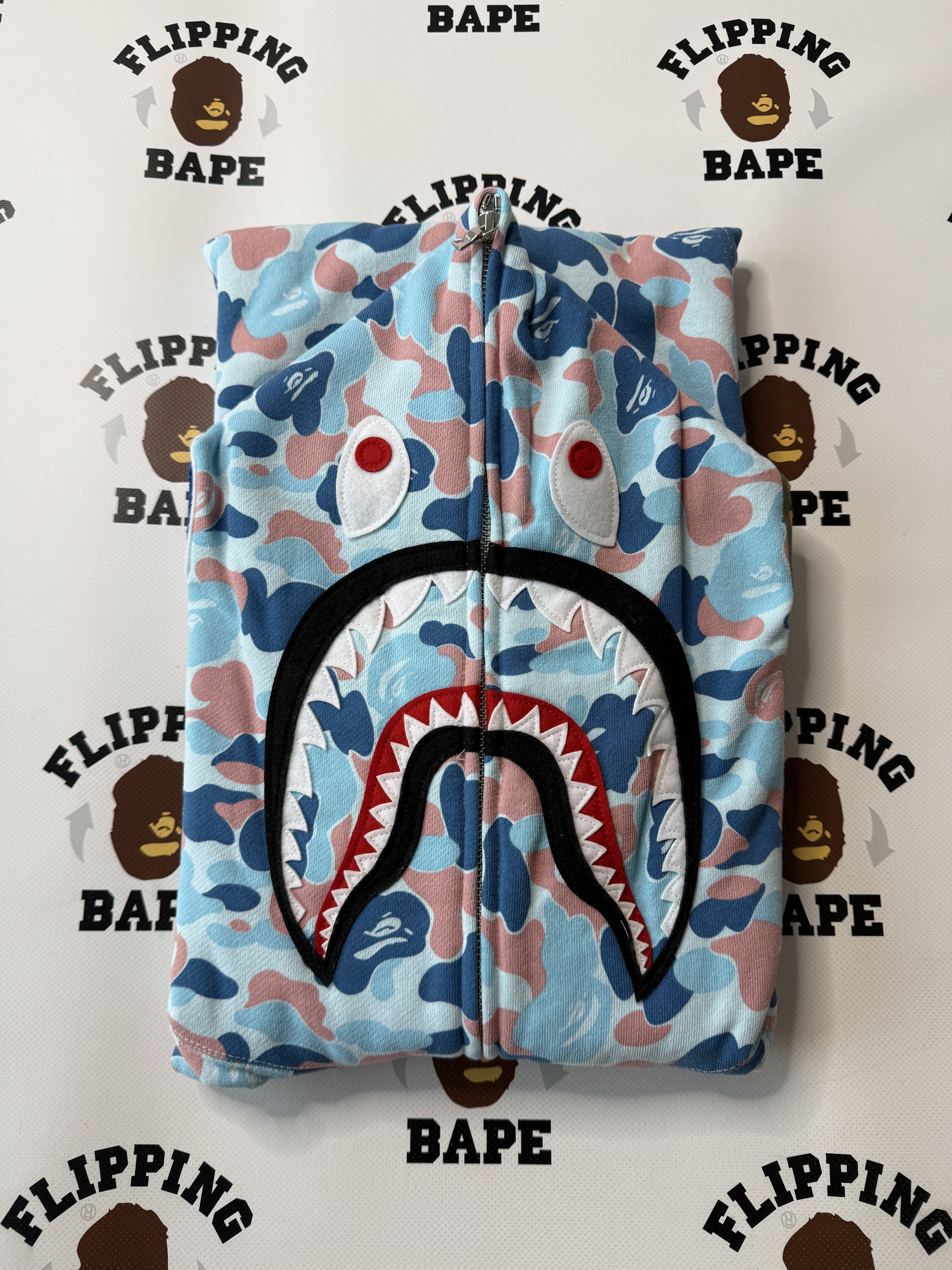 Bape BAPE STORE HANGZHOU SHARK FULL ZIP HOODIE (2025) Size US XL / EU 56 / 4 - 17 Thumbnail