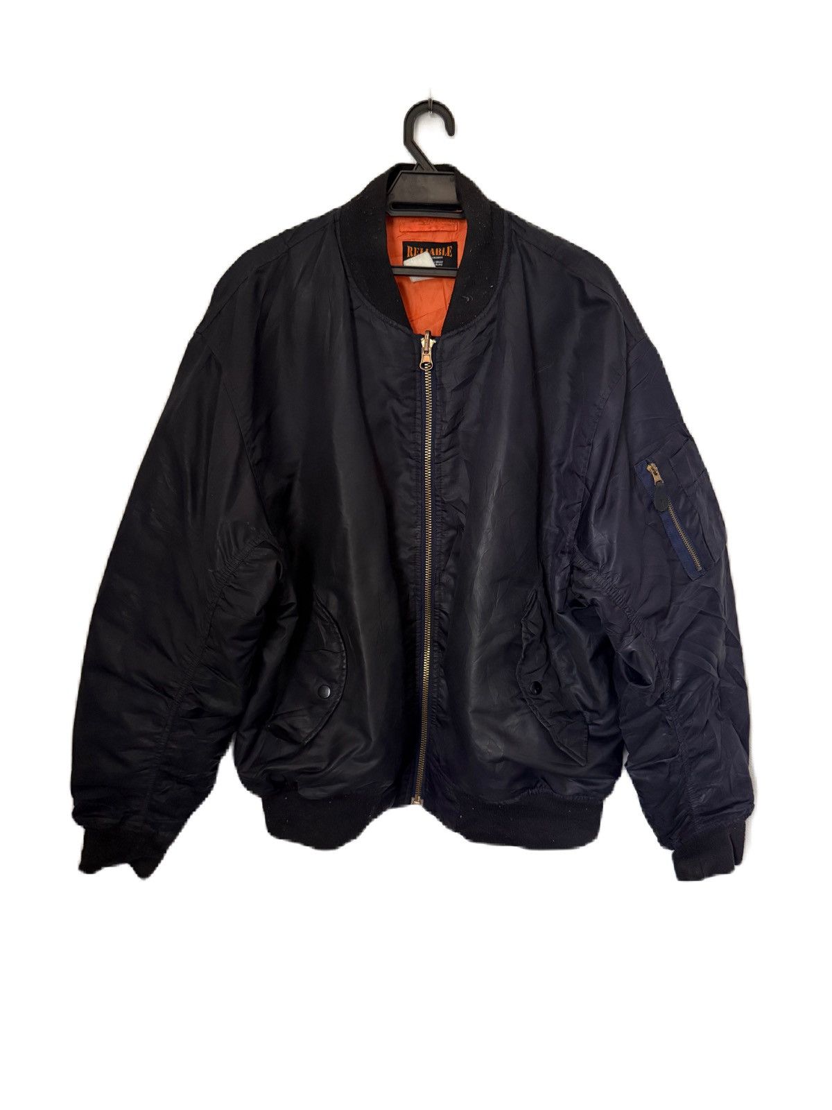 Schott JAPAN BRAND RELIABLE BOMBER JACKET BLACK Size US XL / EU 56 / 4 - 1 Thumbnail
