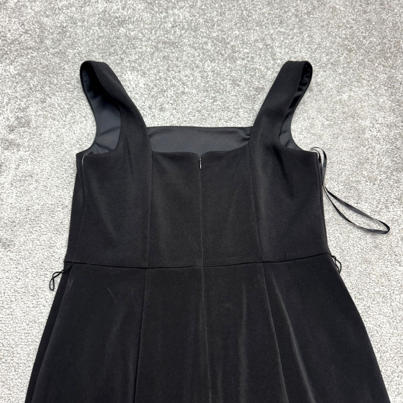 Vintage Harper Rose Neck Sheath Dress Womens 12 Black Sleeveless Knee Length NWT Size XL / US 12-14 / IT 48-50 - 3 Thumbnail