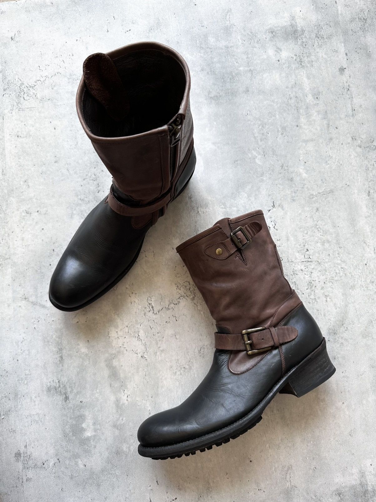 Alfredo Bannister TWO-TONE ENGINEER BOOTS Size US 8 / EU 41 - 6 Thumbnail