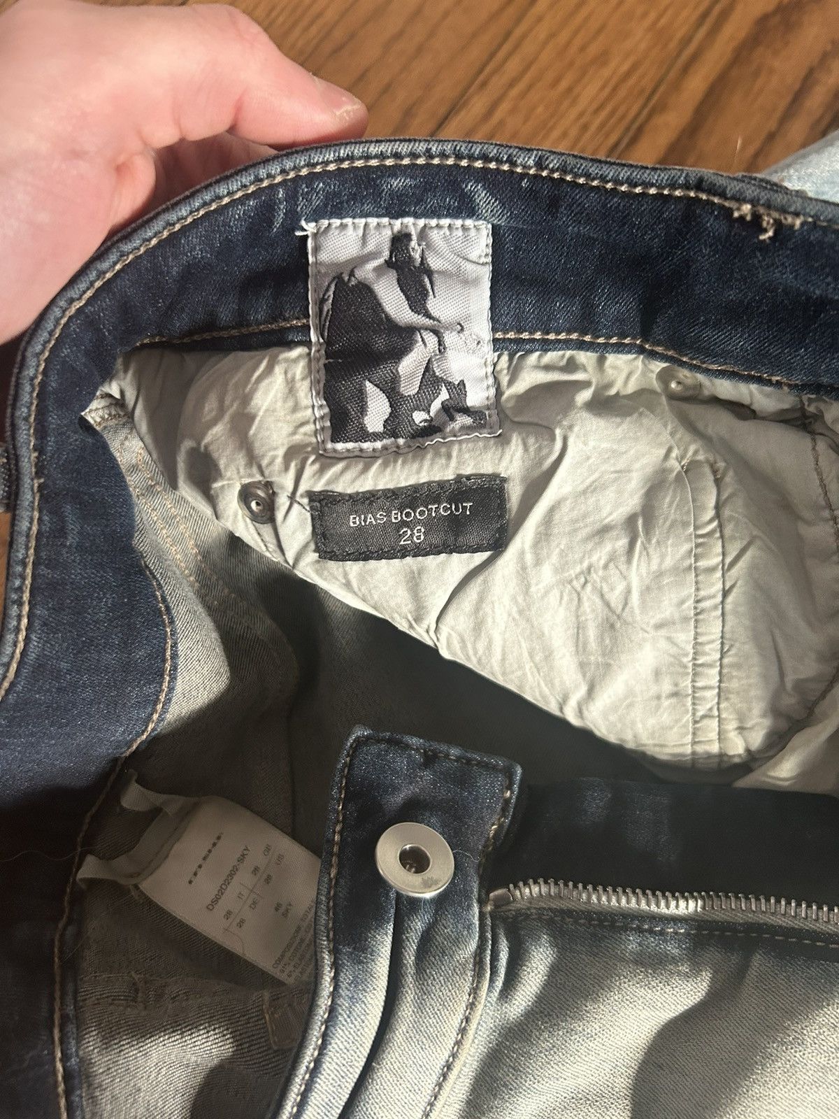 Rick Owens Rick Owens Bias Bootcut “Sky” Size US 30 / EU 46 - 7 Thumbnail