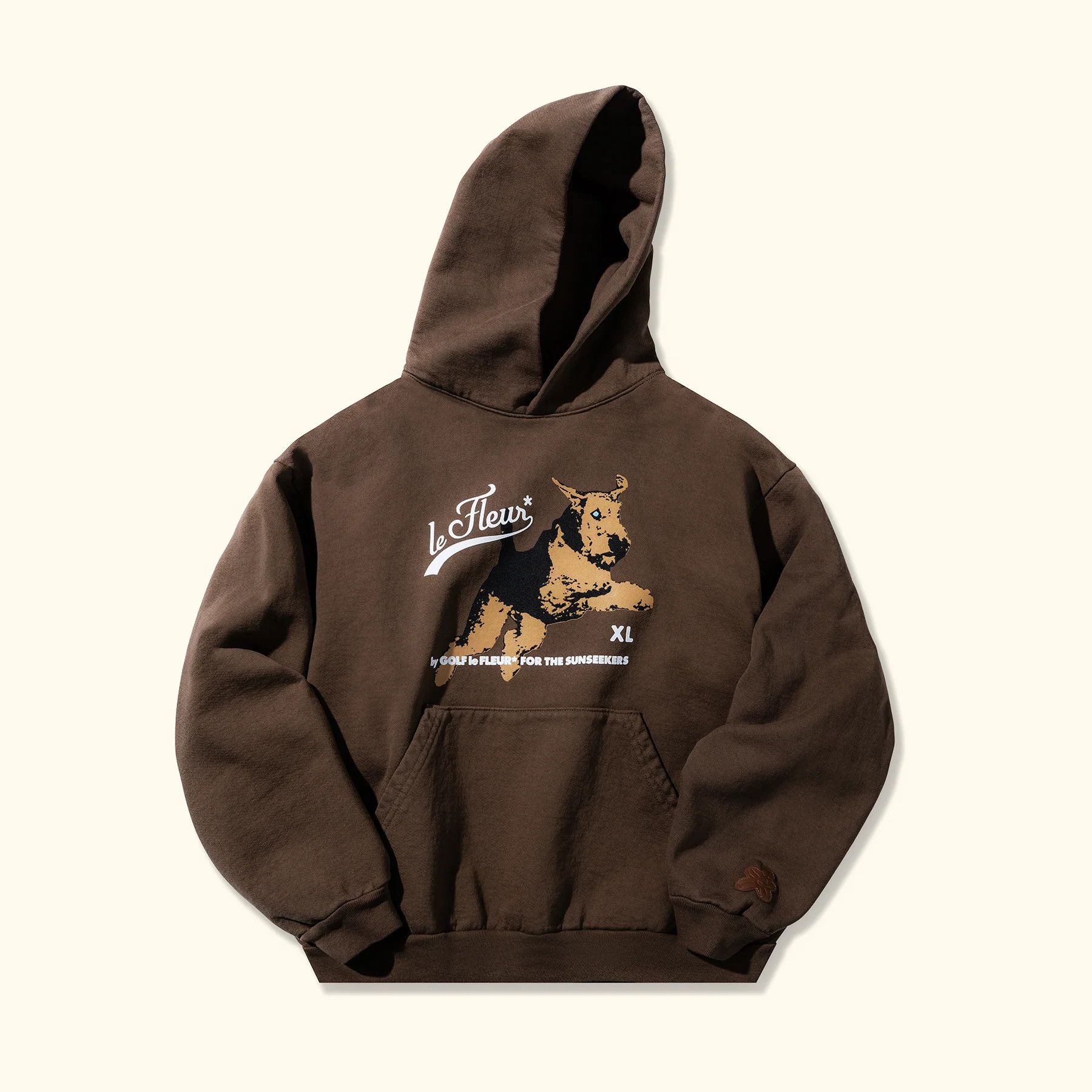 Golf le Fleur Grey GOLF LE FLEUR dog sunseeker hoodie | Grailed