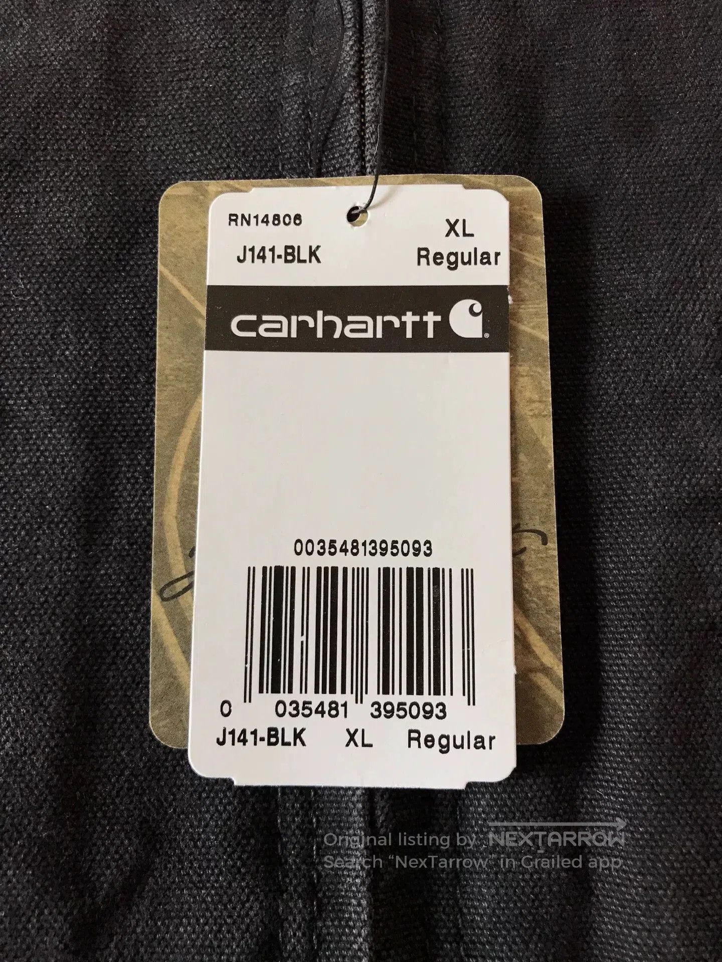 Carhartt Carhartt J141 Hooded Canvas Jacket. Size US XL / EU 56 / 4 - 8 Thumbnail