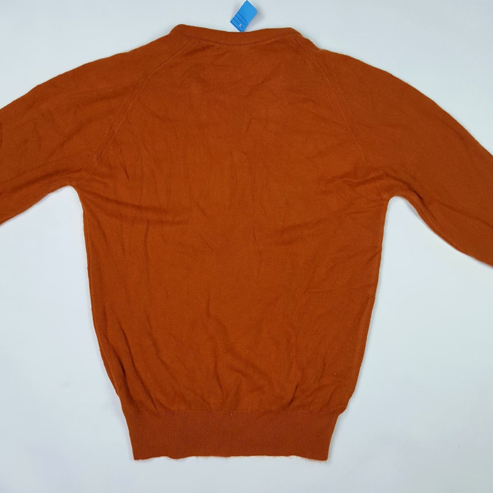 Vintage VINTAGE Antigua Burnt Orange Women's Size M Pullover Knit Sweater 80s 90s Casual Winter Ski Orange Womens Reg Knit Size M / US 6-8 / IT 42-44 - 4 Thumbnail