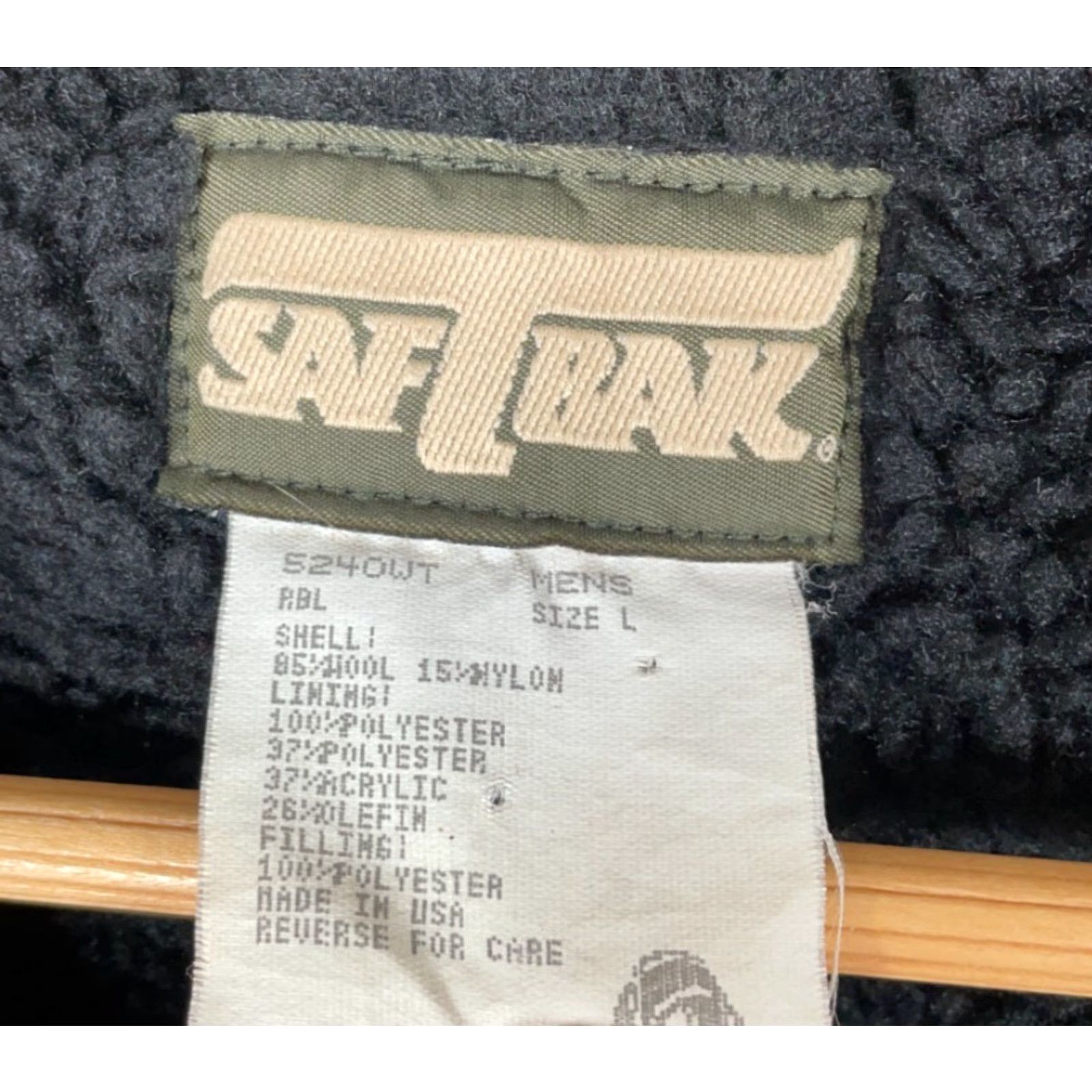 SafTbak VINTAGE SafTbak Wool Sherpa Lined Jacket Mens Large Red Buffalo Plaid Hunting USA Jacket Size US L / EU 52-54 / 3 - 3 Thumbnail