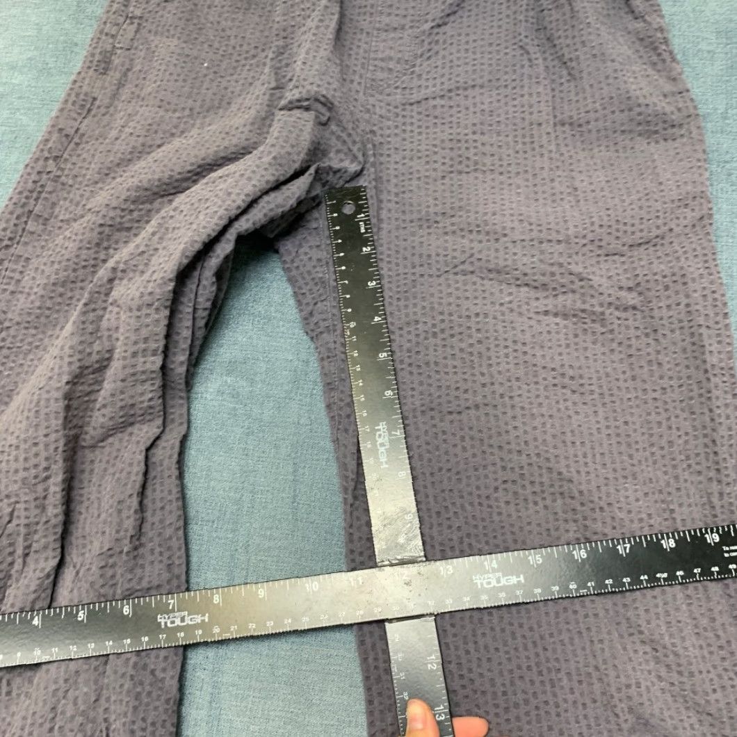 Uniqlo Uniqlo Lounge Pants Womens Small Purple Textured Cotton Straight Leg Streetwear Size 28" / US 6 / IT 42 - 7 Thumbnail