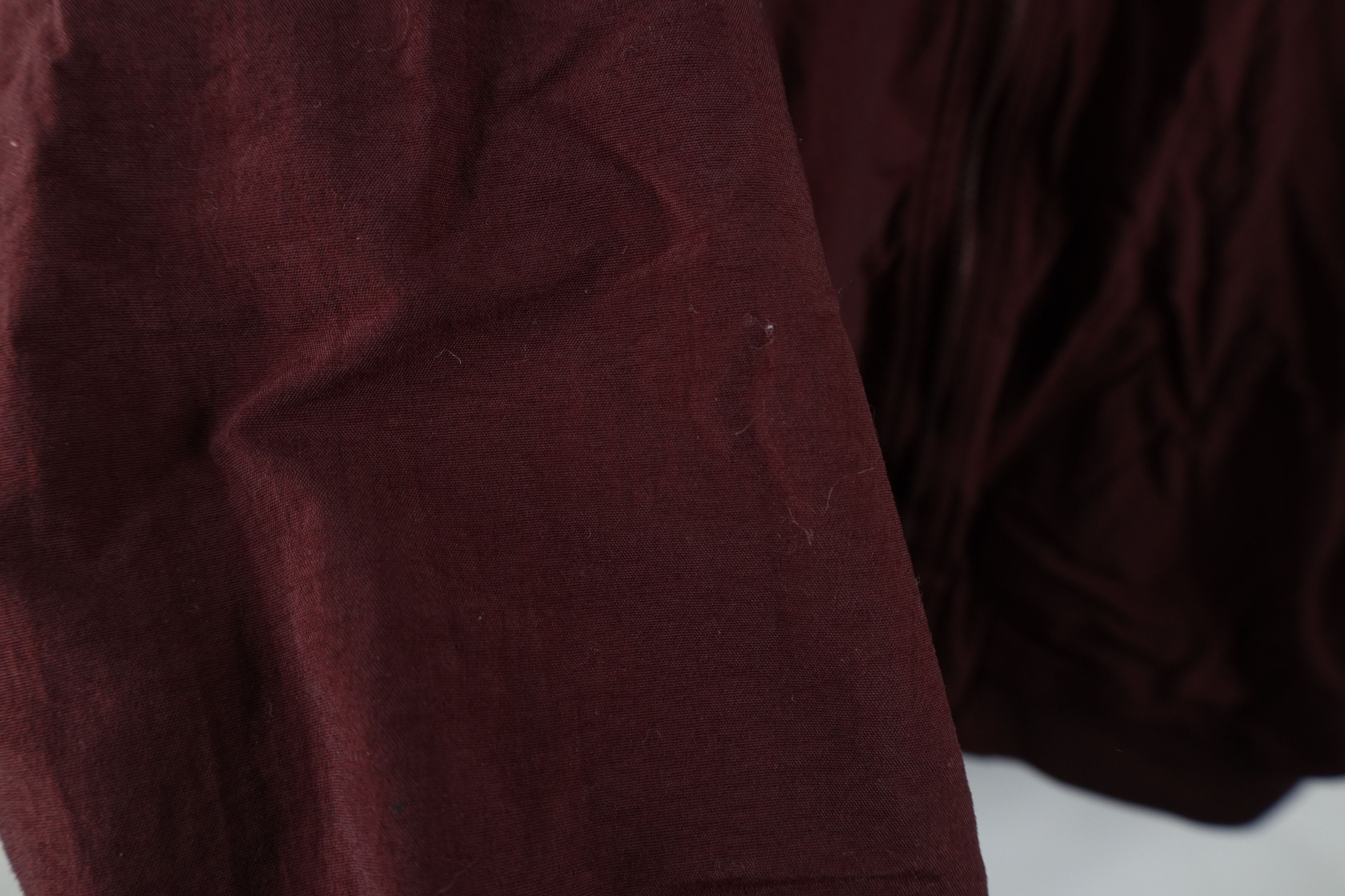 Vintage Vintage 90s Streetwear Fleece Lined Full Zip Jacket Burgundy Size US XXL / EU 58 / 5 - 7 Thumbnail