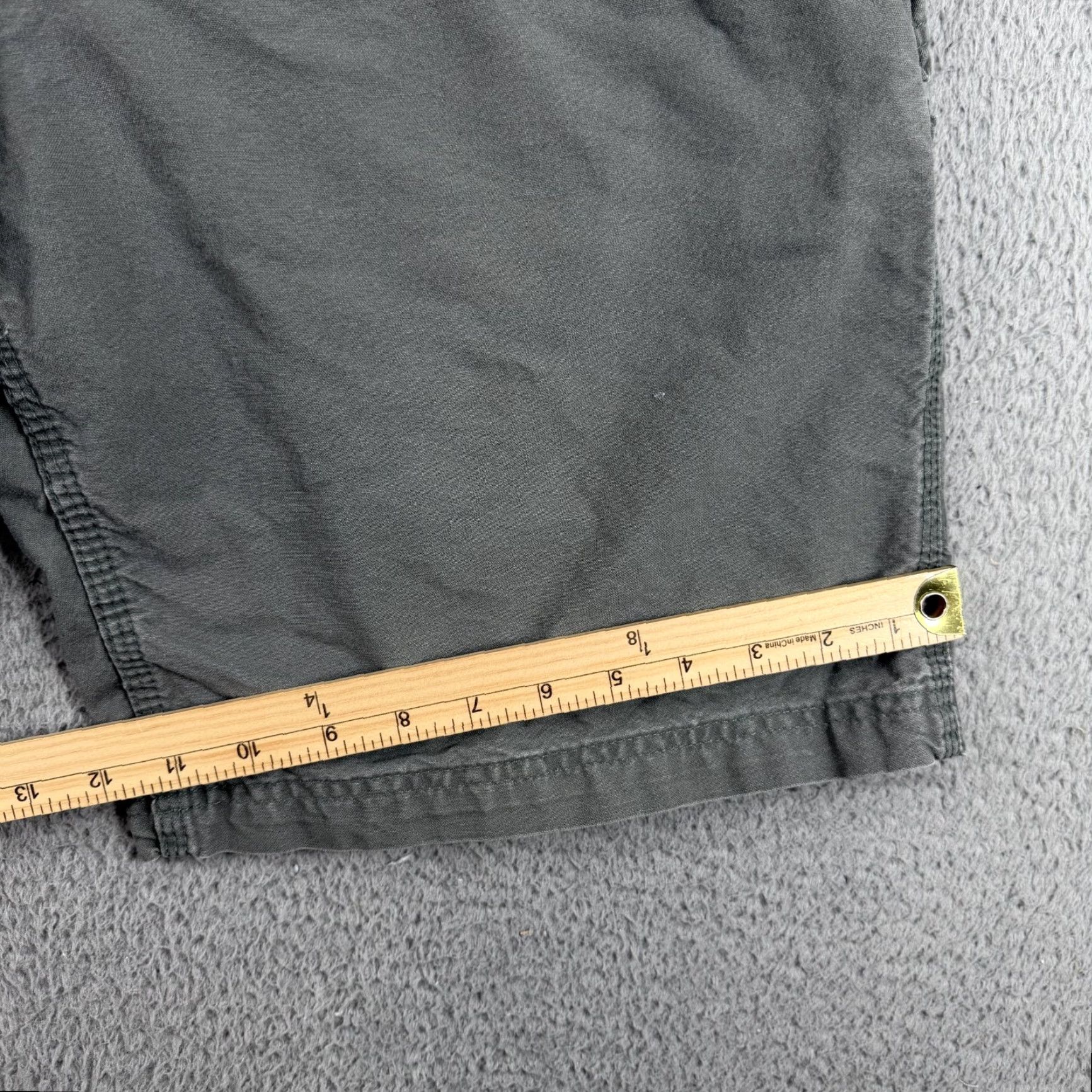 Carhartt Carhartt Shorts Cargo Gray Men's 36 Workwear Outdoor Flat Front Pockets Regular Cargo Pocket Size 36 USA Outdoor Workwear Mens Gray Cotton B147-FAT Size US 36 / EU 52 - 4 Thumbnail