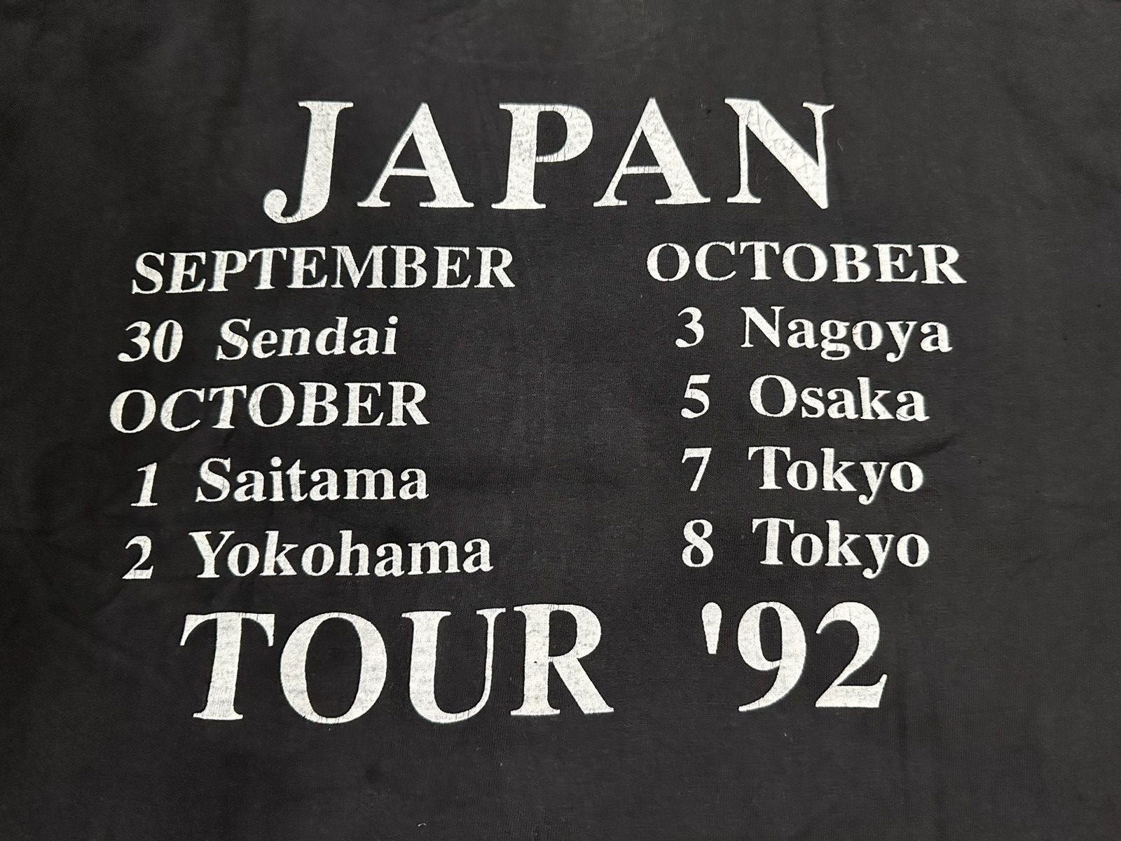 Other Vintage Skid Row Japan Tour 1992 Band Tshirt Size US XL / EU 56 / 4 - 5 Thumbnail