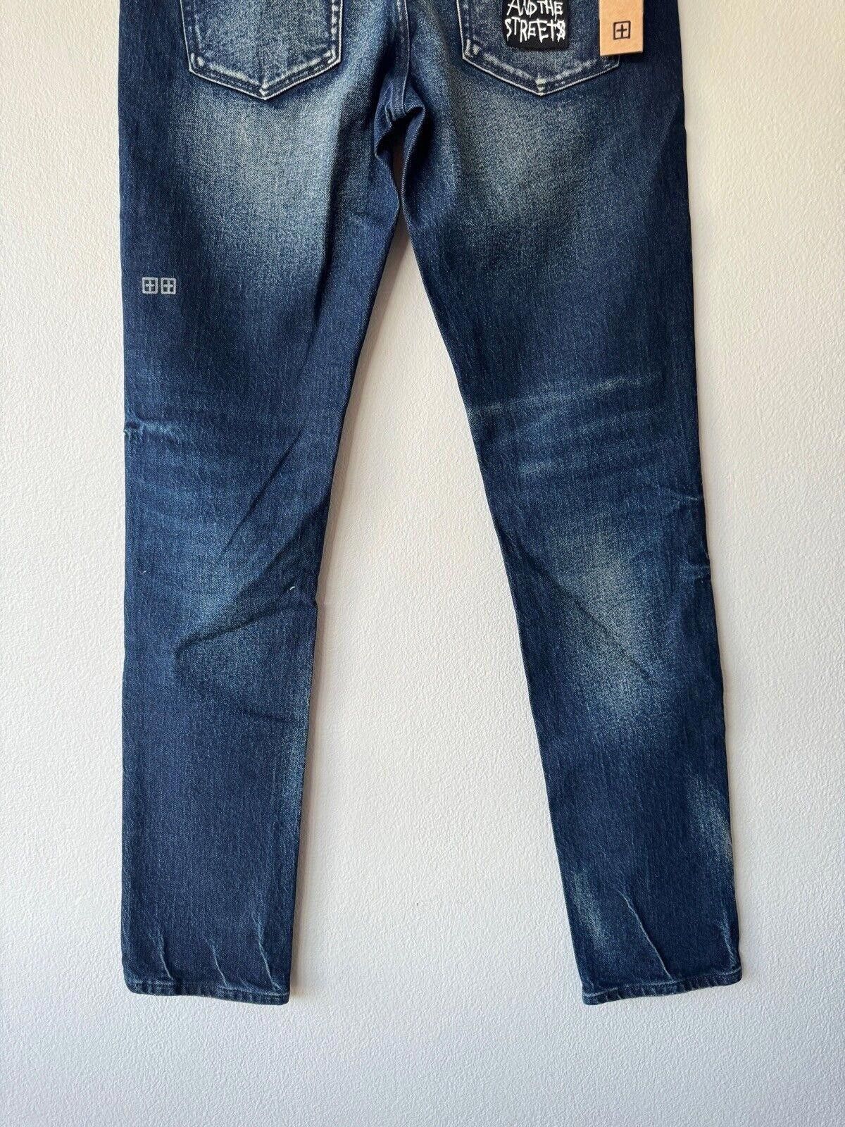 Ksubi new Ksubi mens denim jean chitch 32 blue lowlite no rips Size US 32 / EU 48 - 7 Thumbnail