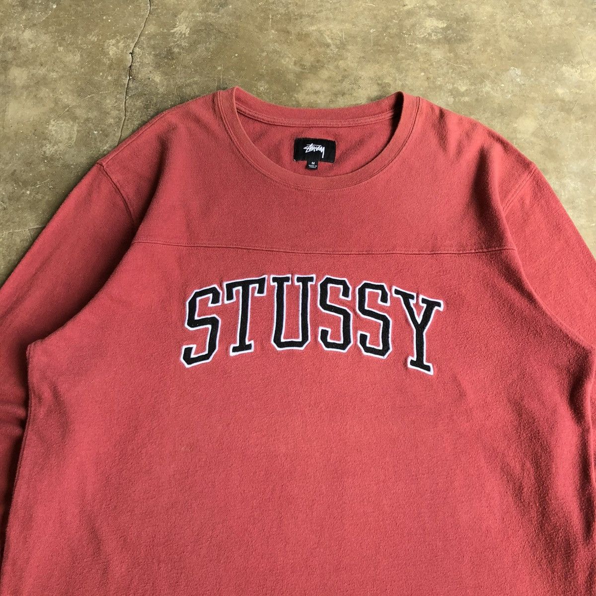 Stussy Stussy Kent Football Embroidery Longslevee Tee Size US XL / EU 56 / 4 - 2 Thumbnail