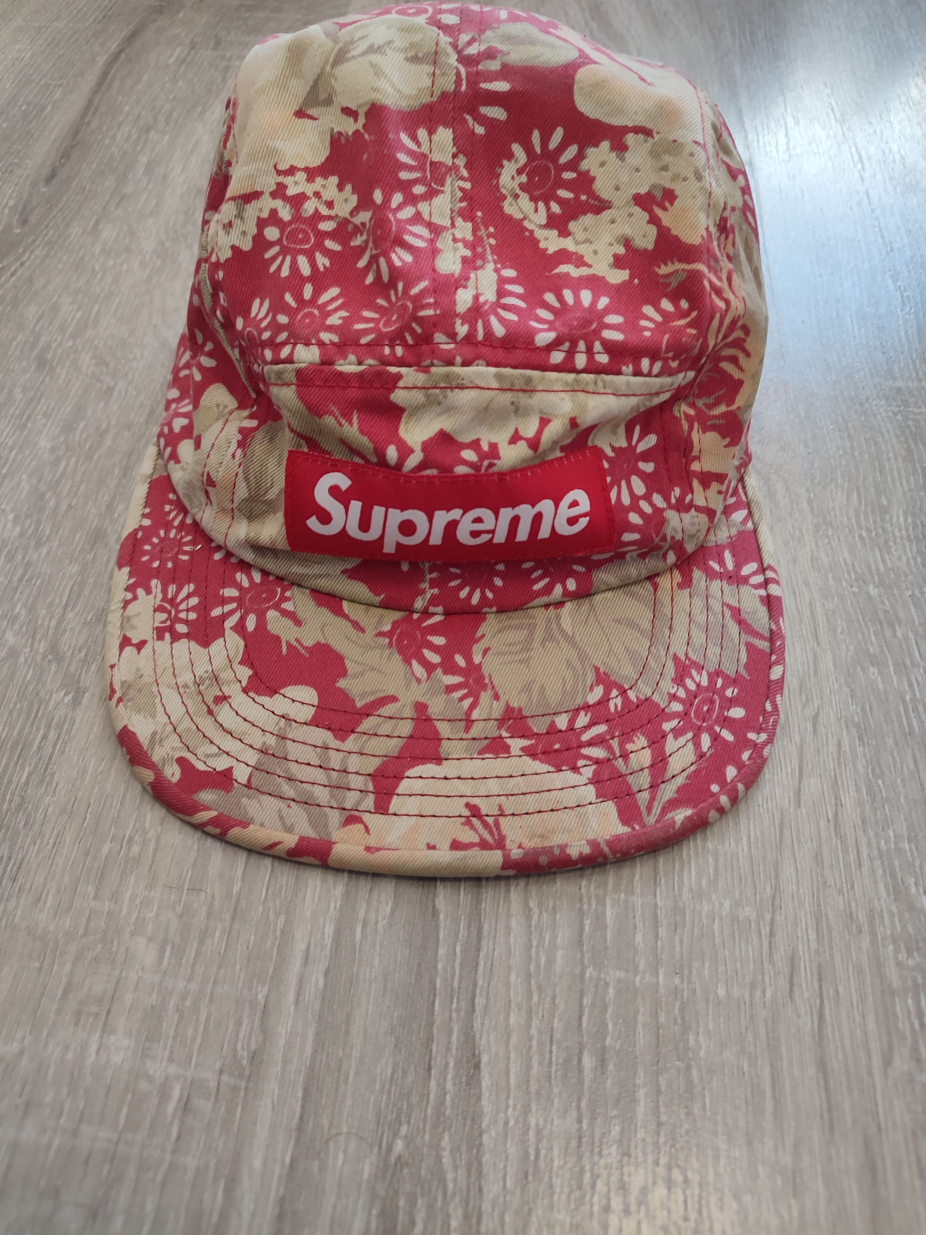 Supreme Supreme Camp Cap Hat 5-Panel BOGO Box Logo Rare Floral Size ONE SIZE - 2 Thumbnail