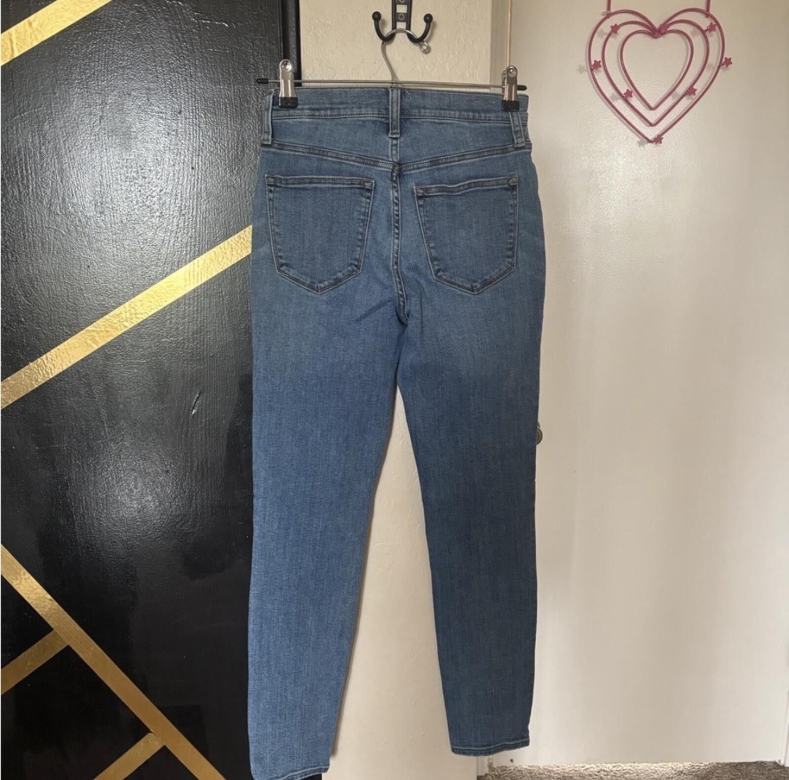 J.Crew J.Crew 9” High-Waisted Blue skinny Jeans Size 25" / US 0 / IT 36 - 6 Thumbnail