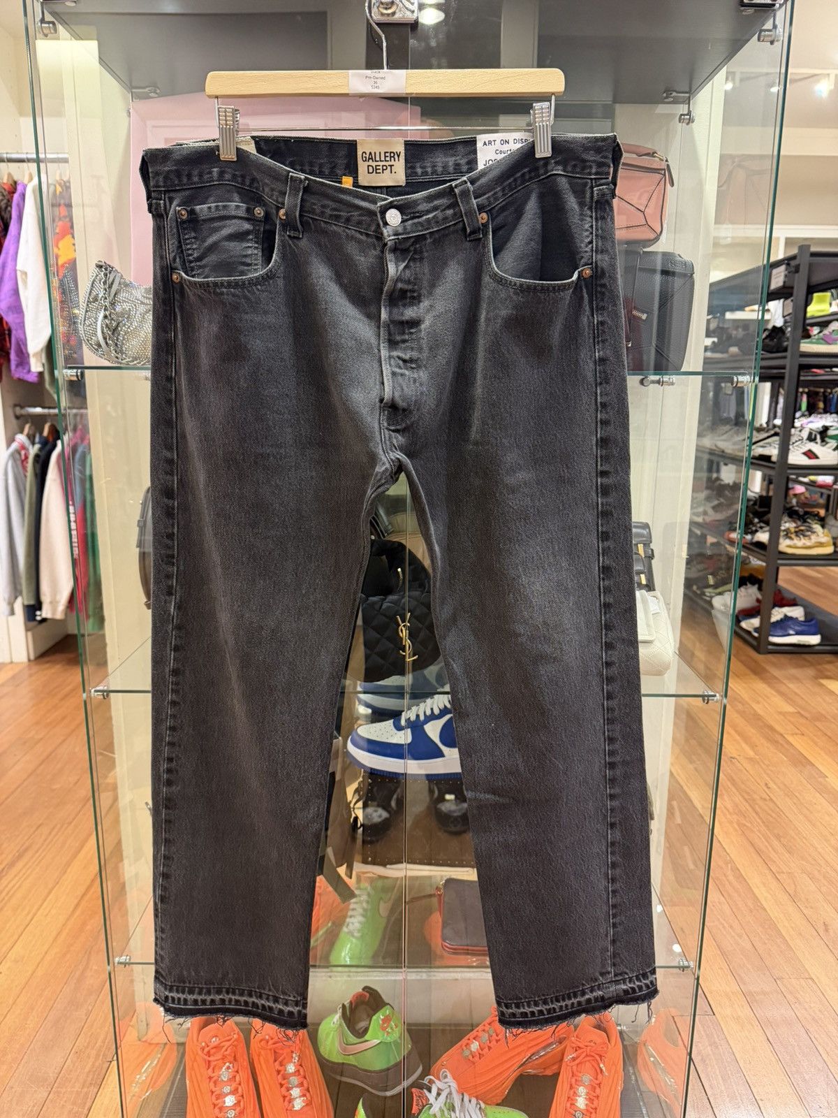 Gallery Dept. Gallery Dept Black Straight Leg Levi’s Jeans Size US 36 / EU 52 - 1 Thumbnail