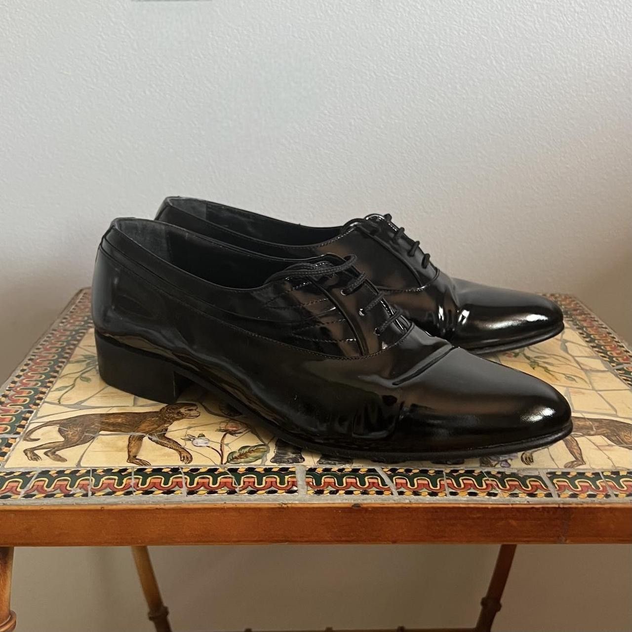 Designer × Ferrari Conti Ferrari Patent Leather Shoes Size US 7 / IT 37 - 1 Thumbnail