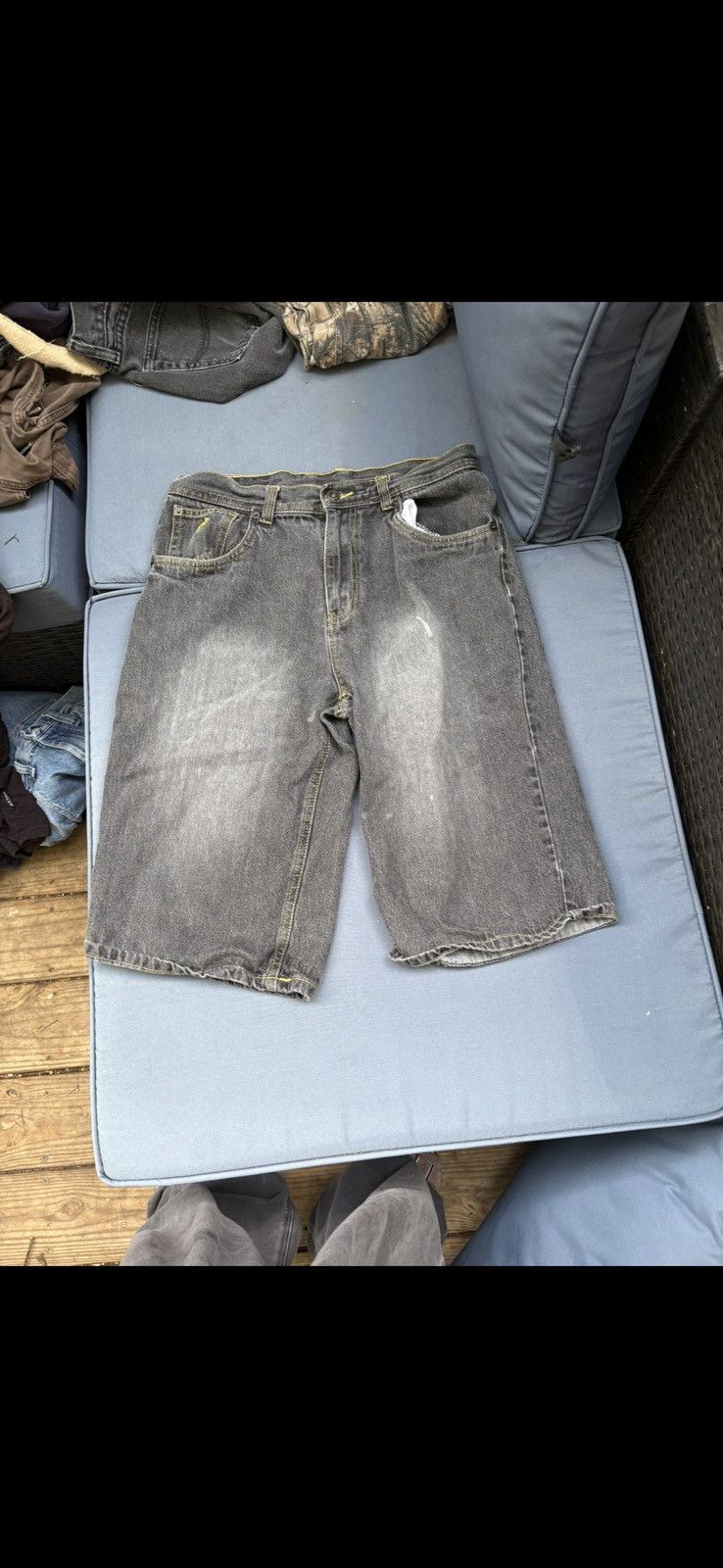 Rocawear Rocawear Black Denim shorts Size US 31 - 1 Thumbnail