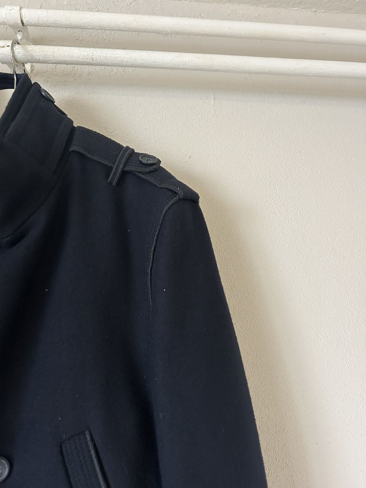 Dolce & Gabbana Navy Wool Military Coat, Size 54, Double-Breasted Size US L / EU 52-54 / 3 - 5 Thumbnail