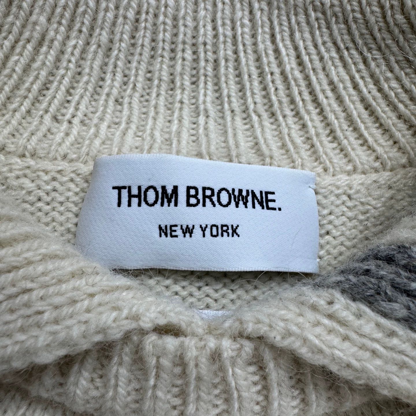 Thom Browne Thom Browne Wool & Mohair Knit Sweater 4 Size US XL / EU 56 / 4 - 2 Thumbnail