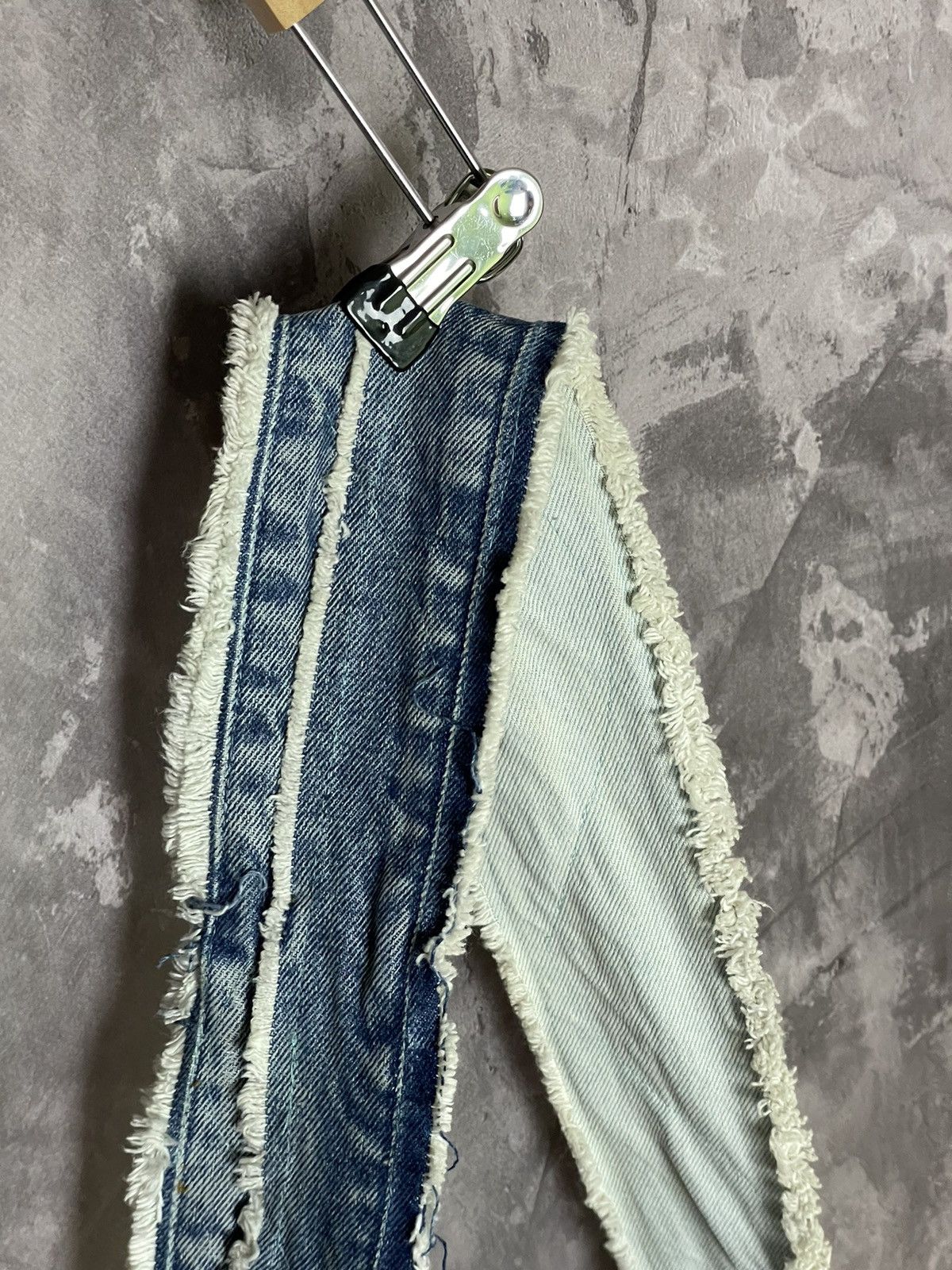 Japanese Brand × Vintage Vntg Japan Handmade Crossbody Denim Jeans Bag Y2k Size ONE SIZE - 11 Thumbnail