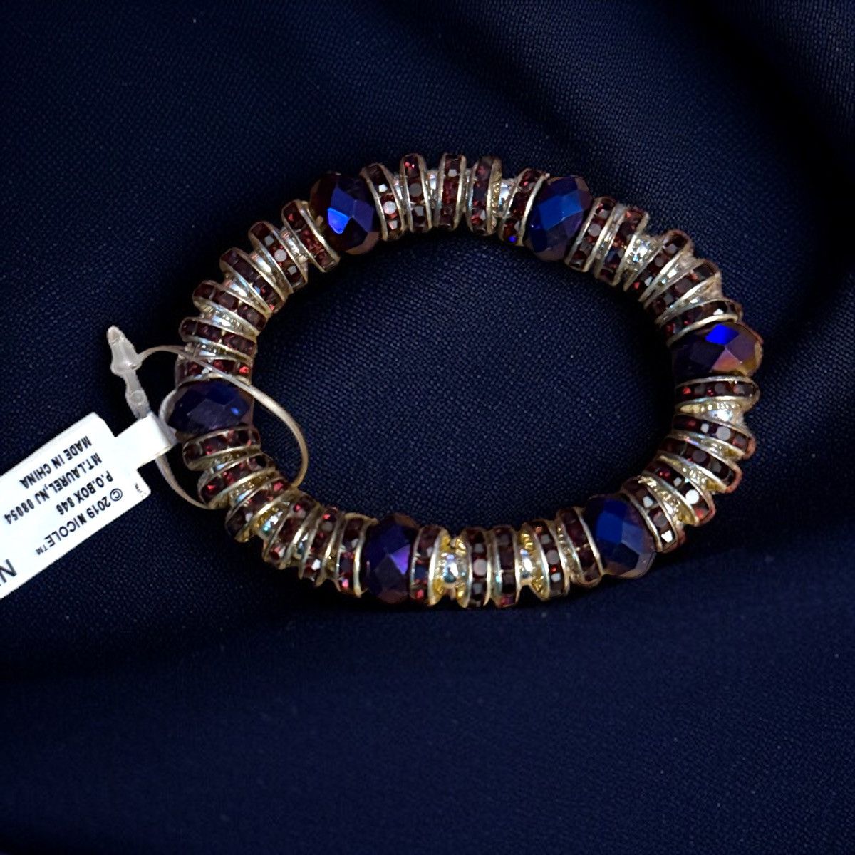 Other Nicole crystal bead stretch bracelet Size ONE SIZE - 1 Thumbnail
