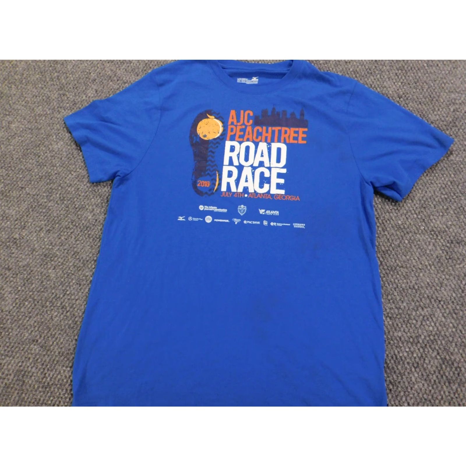 Mizuno Mizuno Shirt Small Men Blue Short Sleeve Crew Neck Cotton Logo T-Shirt Vintage No Pattern Size US S / EU 44-46 / 1 - 3 Thumbnail