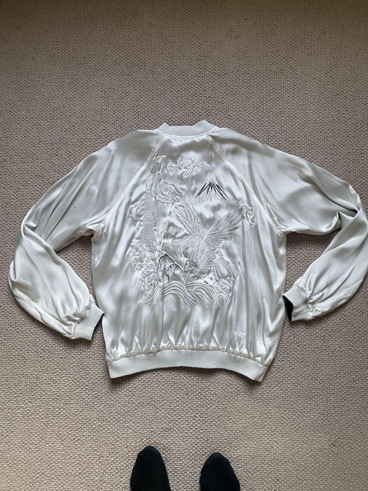 TOGA VIRILIS Toga Virilis × Boy's Own embroidered bomber jacket Size US XL / EU 56 / 4 - 10 Thumbnail