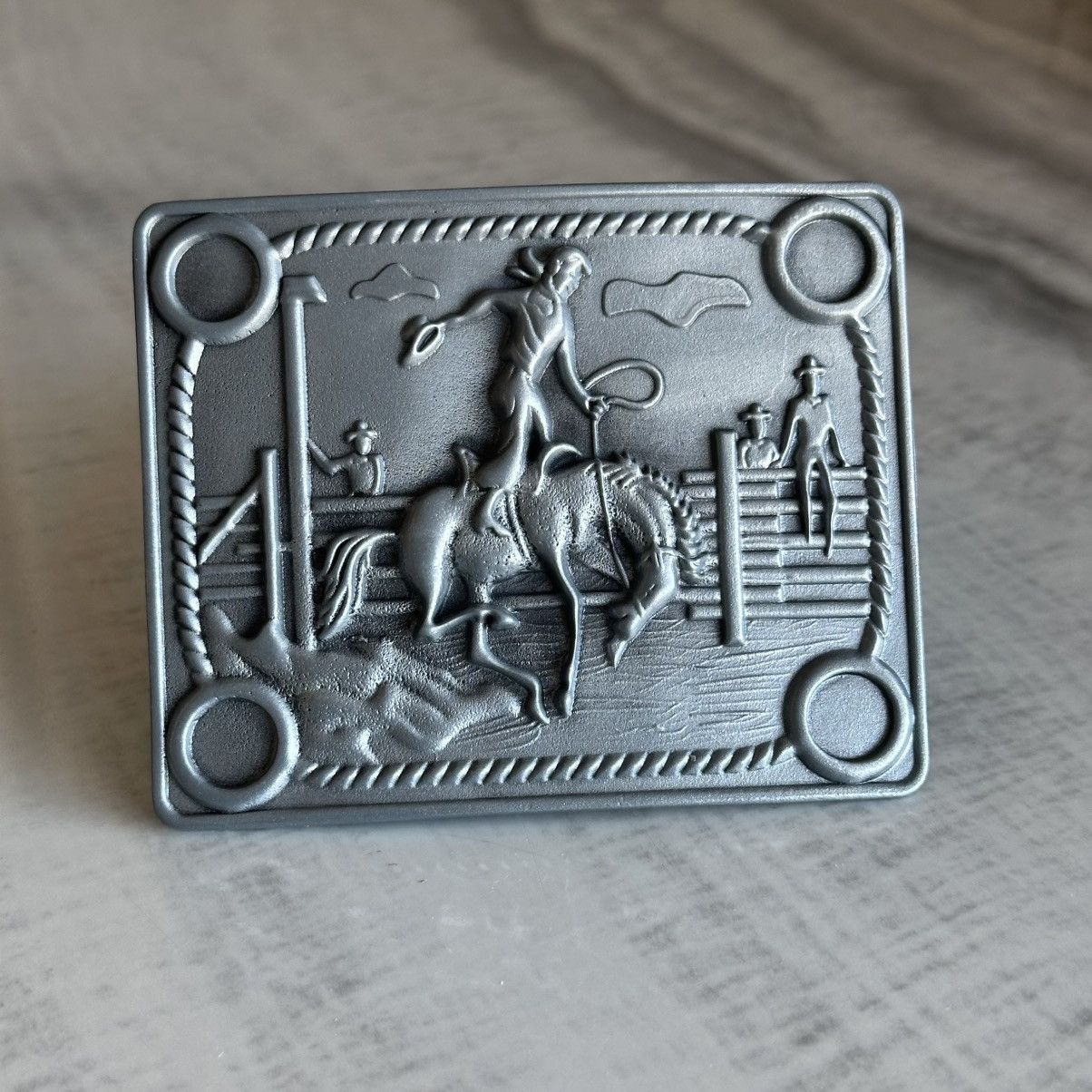 Other Sissie & Me by Ursula Lewis Cowboy Cowgirl Belt Buckle Size ONE SIZE - 1 Thumbnail