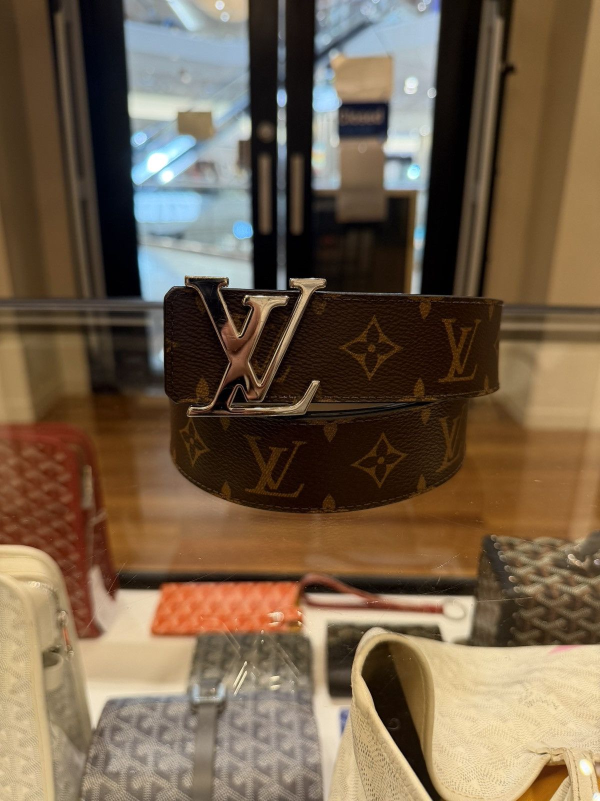Louis Vuitton Louis Vuitton Reversible Monogram Belt - Silver LV Size 38 - 2 Thumbnail