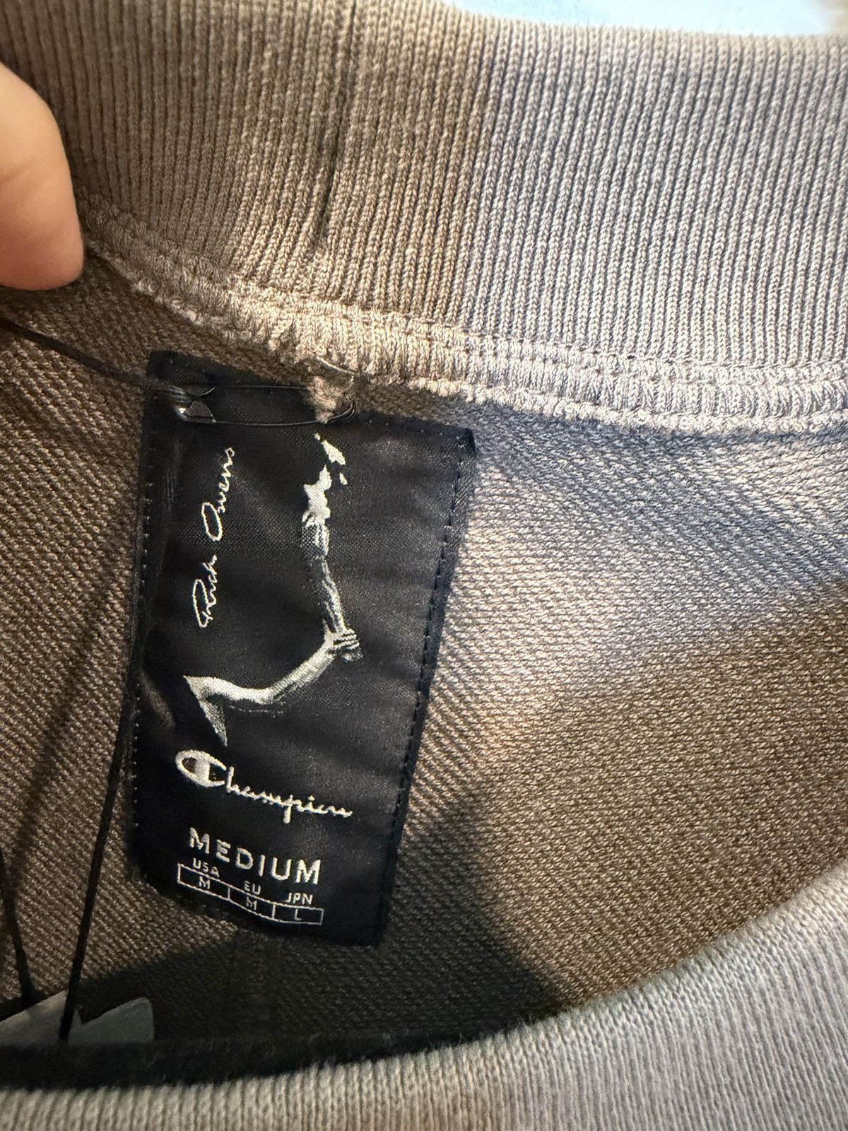 Champion × Rick Owens Rick Owens x Champion Jumbo Sweat Dust Size US M / EU 48-50 / 2 - 3 Thumbnail