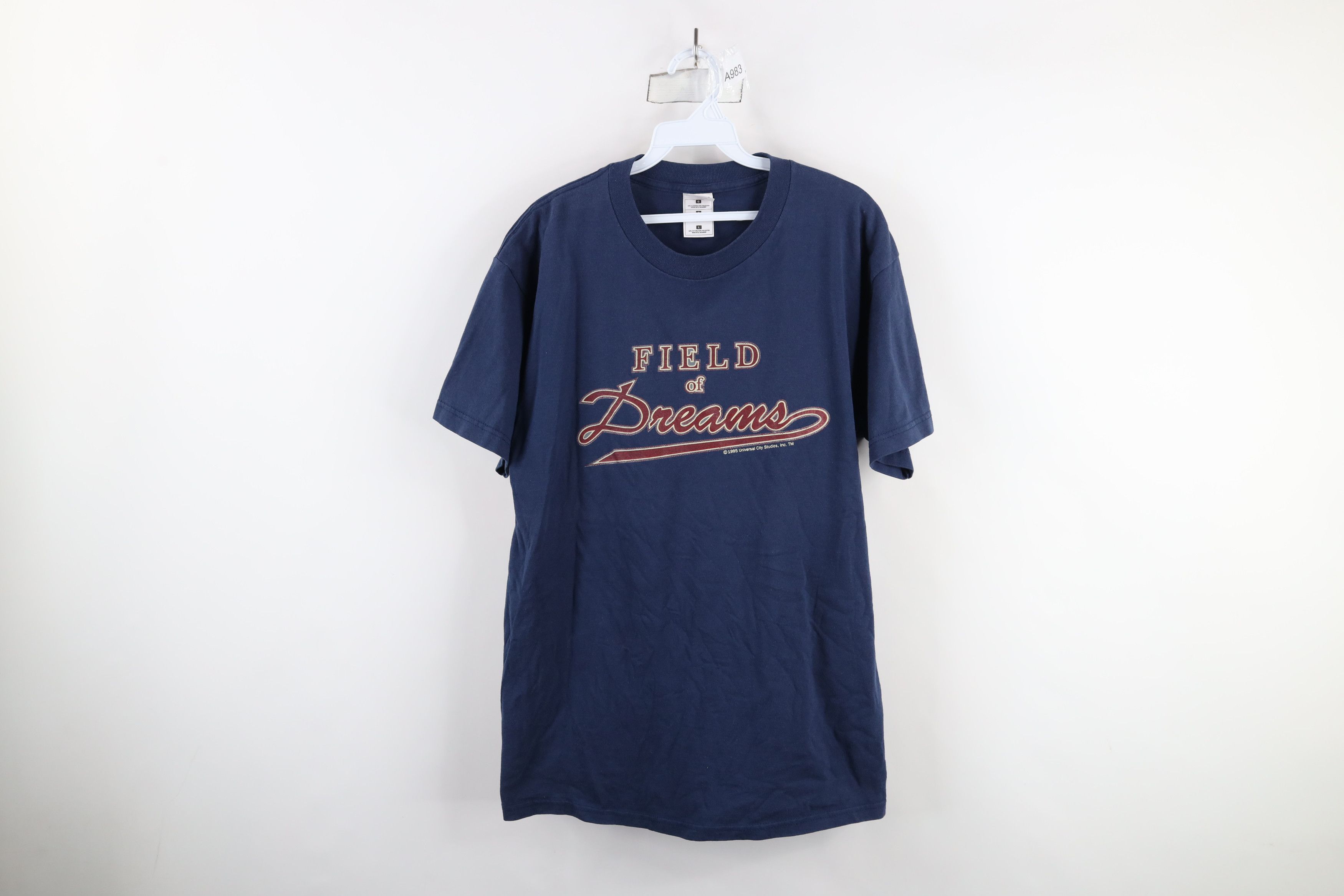Vintage Vintage 90s Kevin Costner Field of Dreams Movie T-Shirt Blue Size US L / EU 52-54 / 3 - 1 Thumbnail