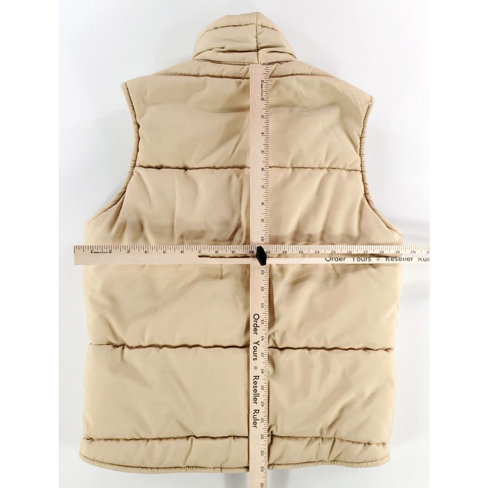 Imperial VINTAGE Key Imperial Puffer Vest Mens M Tan Brown Made USA Butt? Size US M / EU 48-50 / 2 - 5 Thumbnail