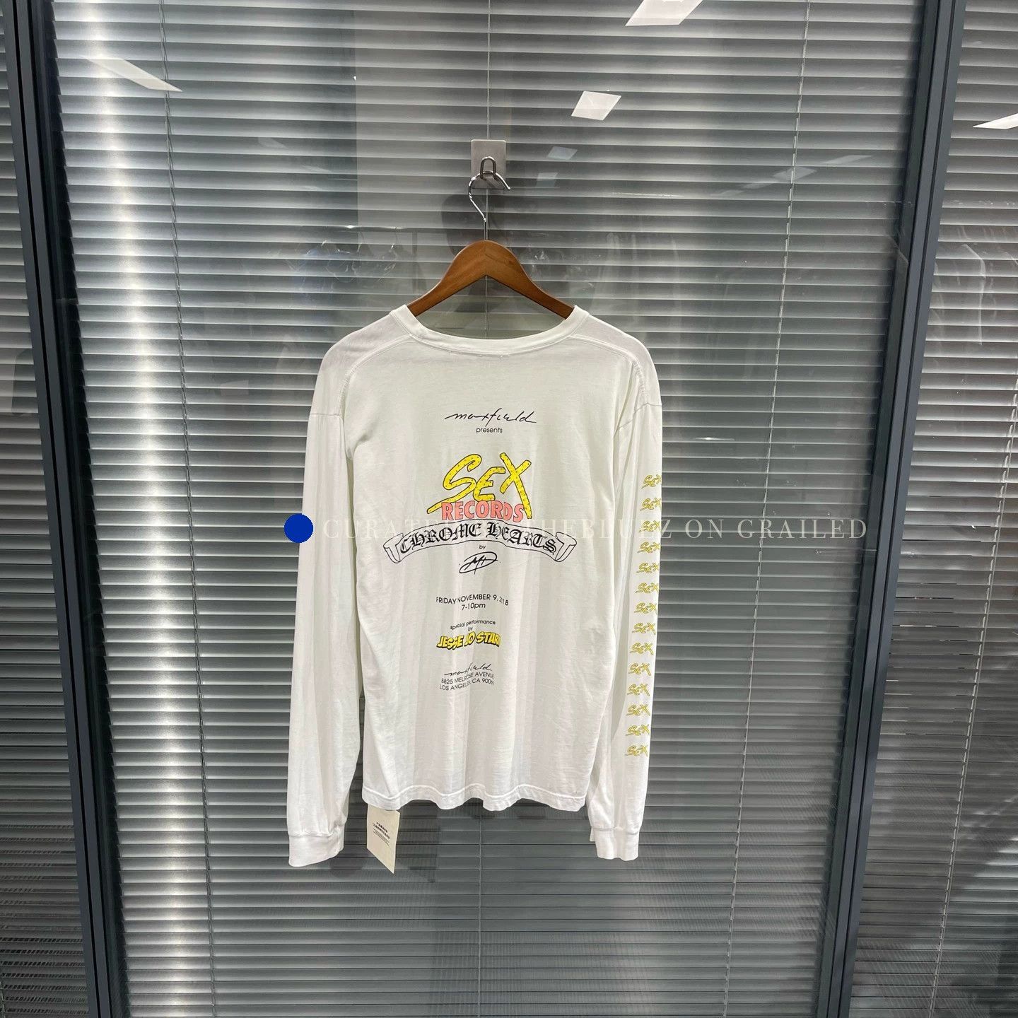 Chrome Hearts Chrome Hearts Sex Records Long Sleeve Tee Shirt