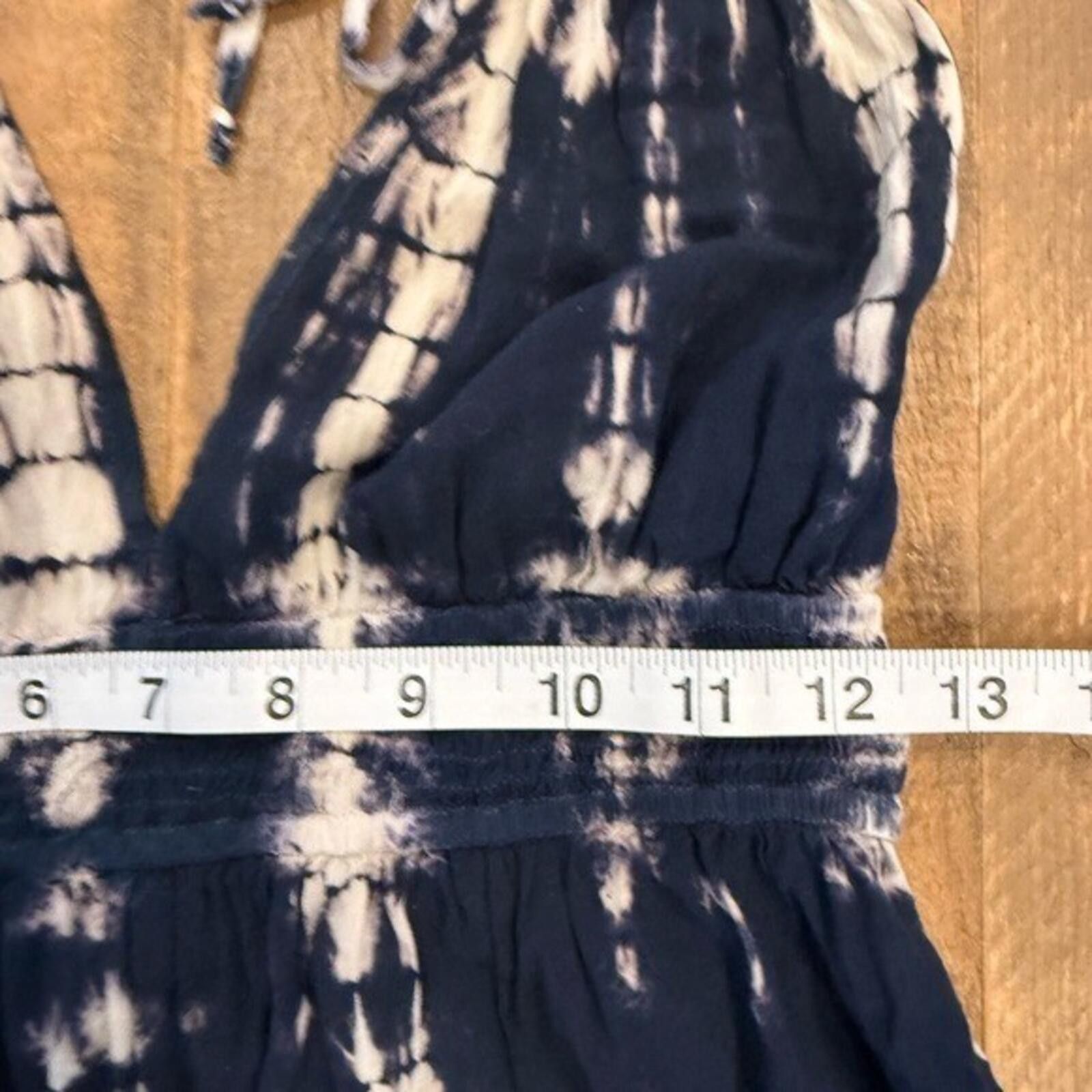 Other SoCal Nectar Clothing Blue White Tie Dye Halter Maxi Dress S Size S / US 4 / IT 40 - 8 Thumbnail