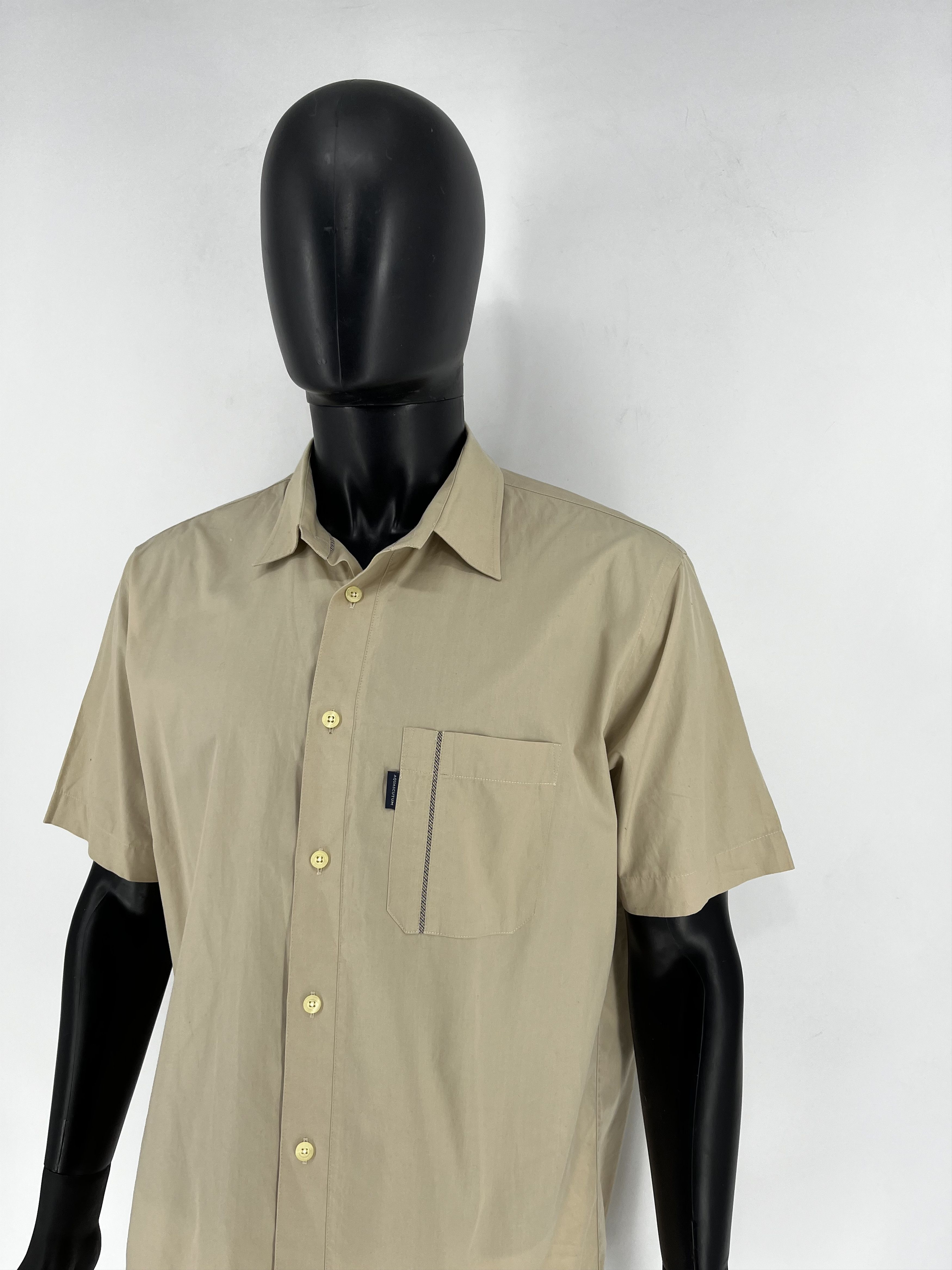 Aquascutum Mens Shirt Long Sleeve Aquascutum Vintage Size XL Size US XL / EU 56 / 4 - 4 Thumbnail