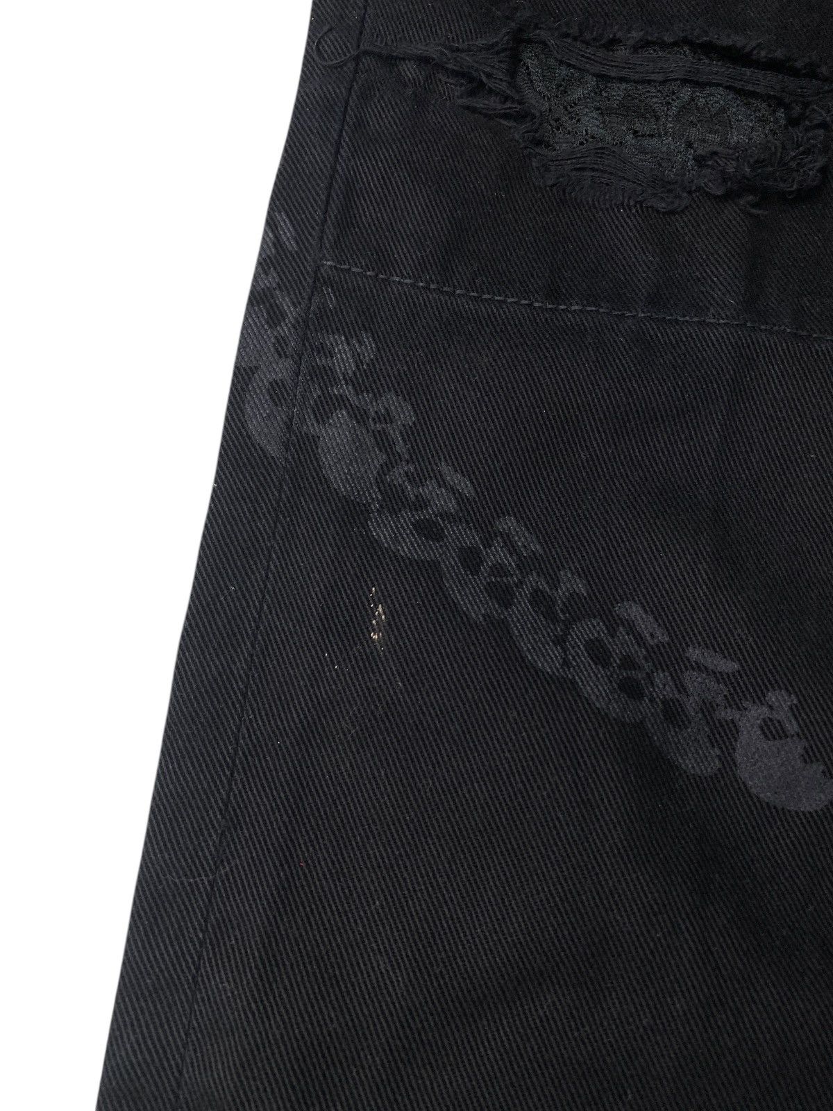 Hysteric Glamour 1990's Hysteric Glamour Skull Ring Archive Denim Size US 28 / EU 44 - 8 Thumbnail