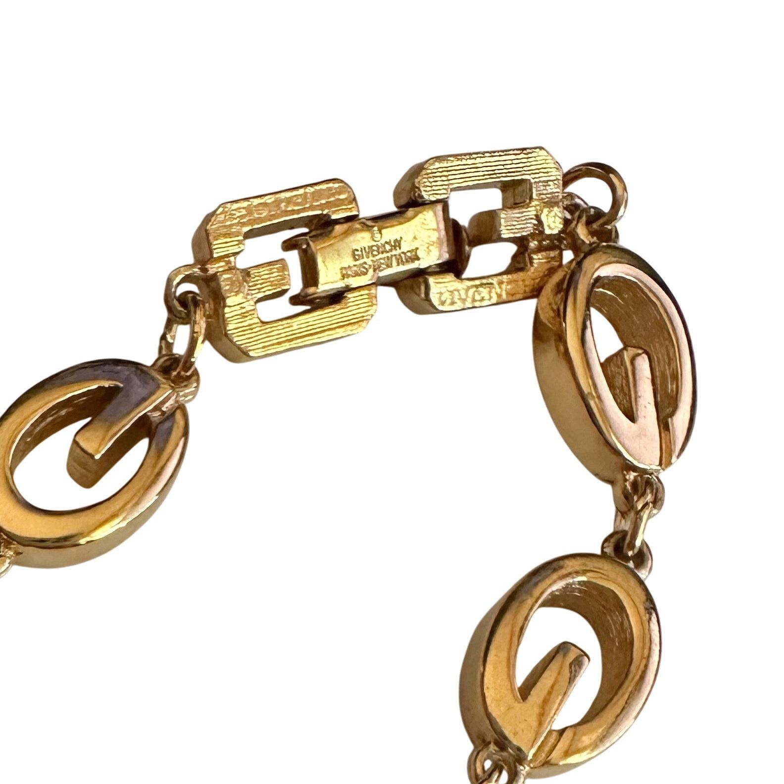 Givenchy Givenchy G Link Gold Plate Bracelet Size ONE SIZE - 2 Thumbnail