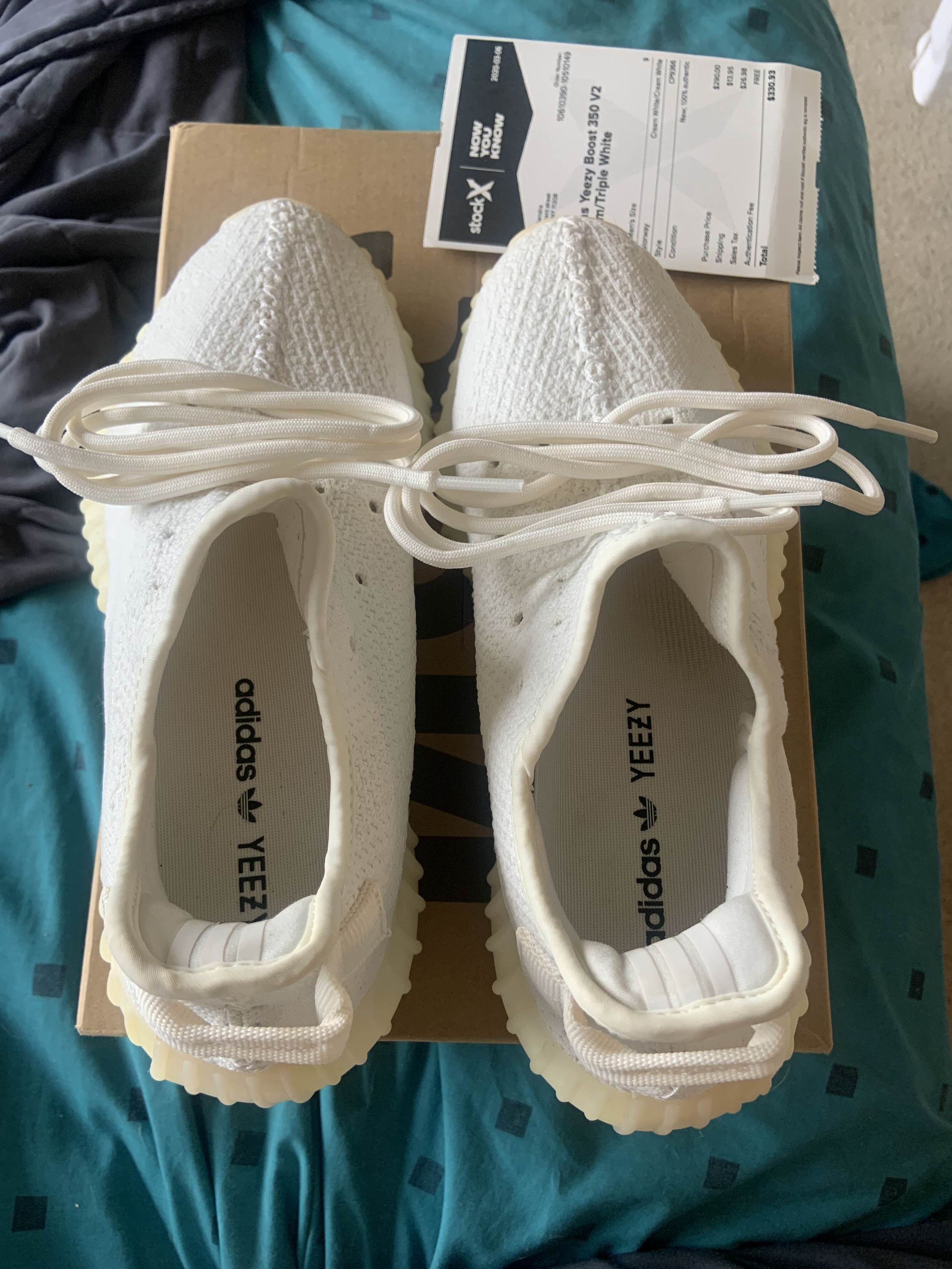 Yeezy adidas Yeezy Boost 350 V2 Cream Size US 9 / EU 42 - 3 Thumbnail